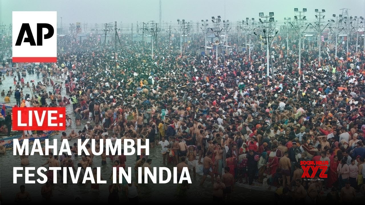 Maha Kumbh Mela LIVE: Hindu devotees gather for festival in India (Video)
