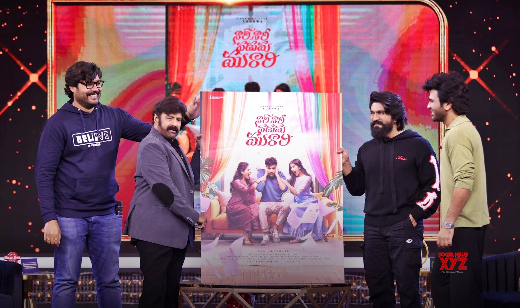Sharwanand thanks Balakrishna, Ram Charan for releasing film title