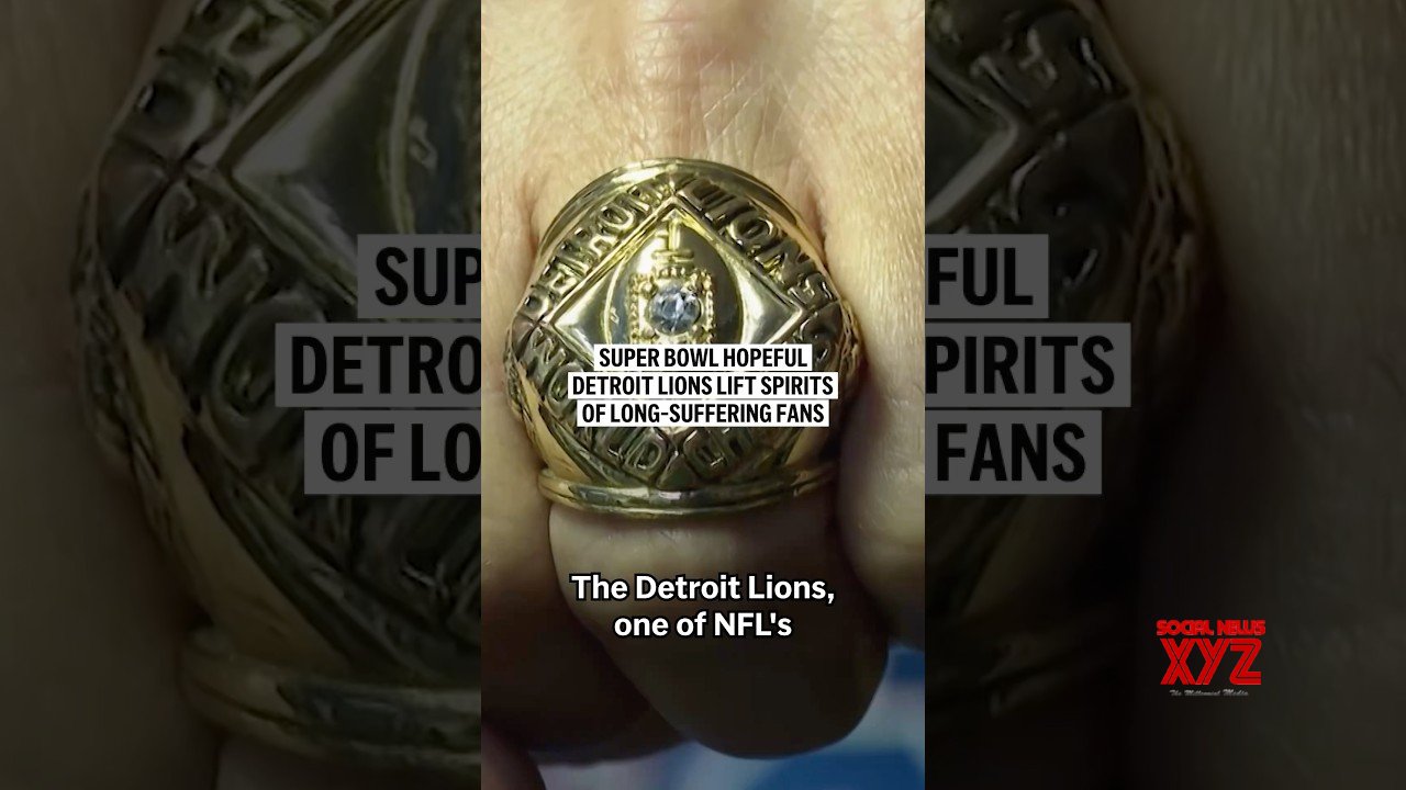 Super Bowl hopeful Detroit Lions lift spirits of long-suffering fans (Video)