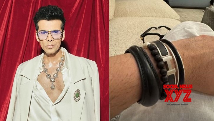 Karan Johar flaunts his love for wrist accessories