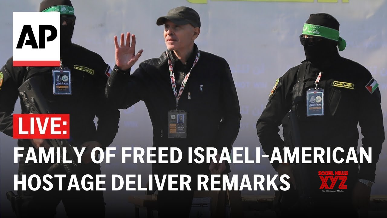 LIVE: Family of freed Israeli-American hostage Keith Siegel deliver remarks (Video)