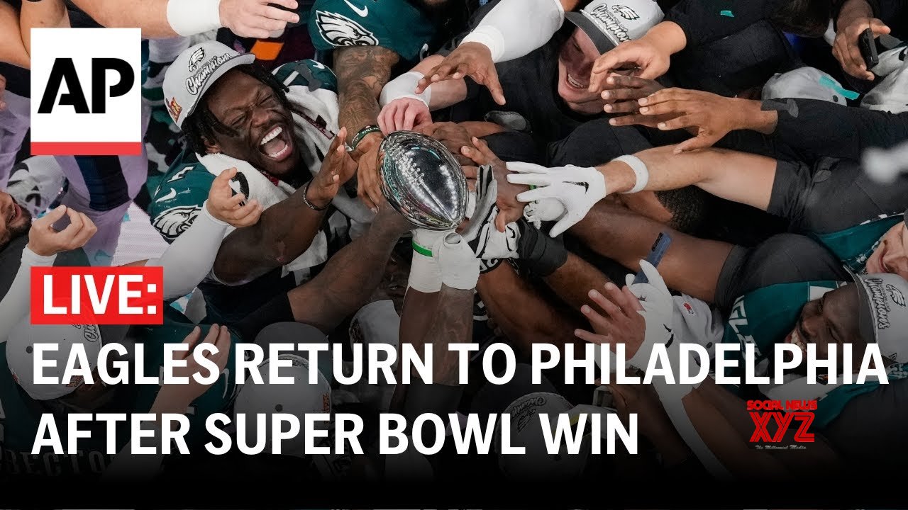 LIVE: Eagles return to Philadelphia after Super Bowl win (Video)