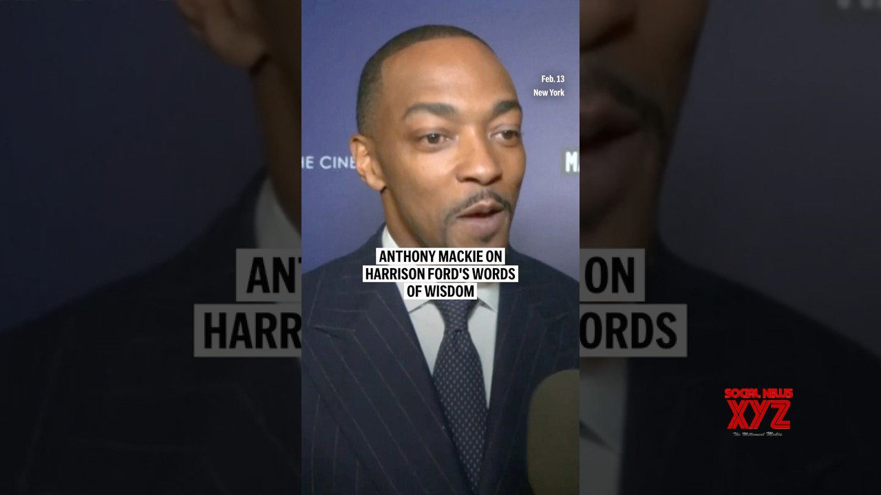 Anthony Mackie on Harrison Ford’s words of wisdom (Video)
