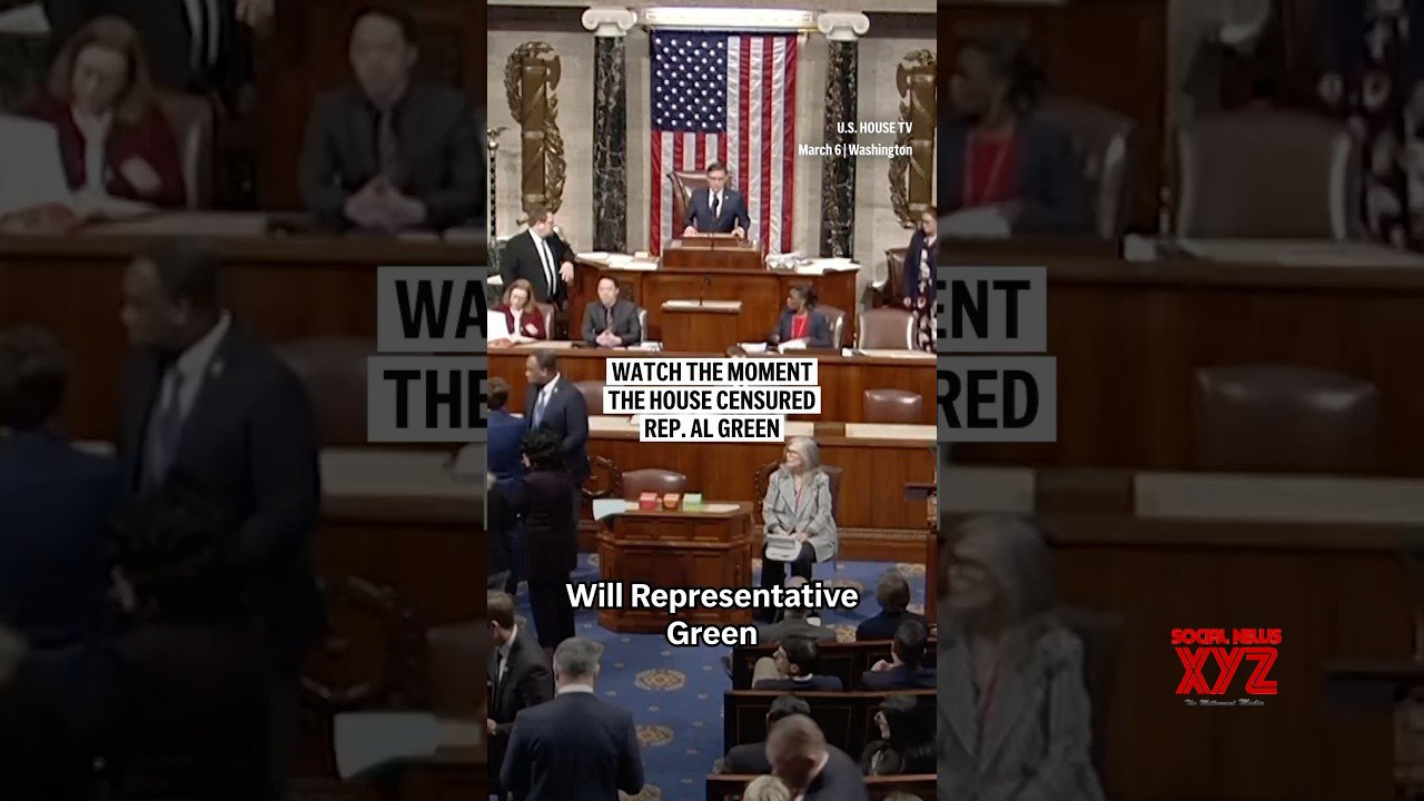 Watch the moment the House censured Rep. Al Green (Video)