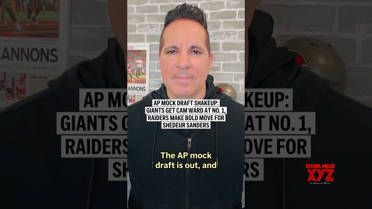 AP Mock Draft Shakeup: Giants get Cam Ward at No. 1, Raiders Make Bold Move for Shedeur Sanders (Video)