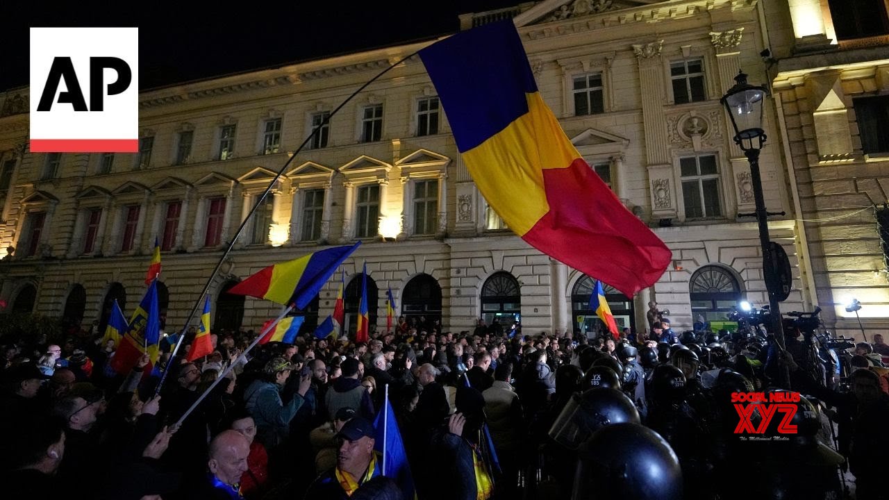 Chaos in Romania’s capital after far-right Calin Georgescu barred from presidential redo (Video)