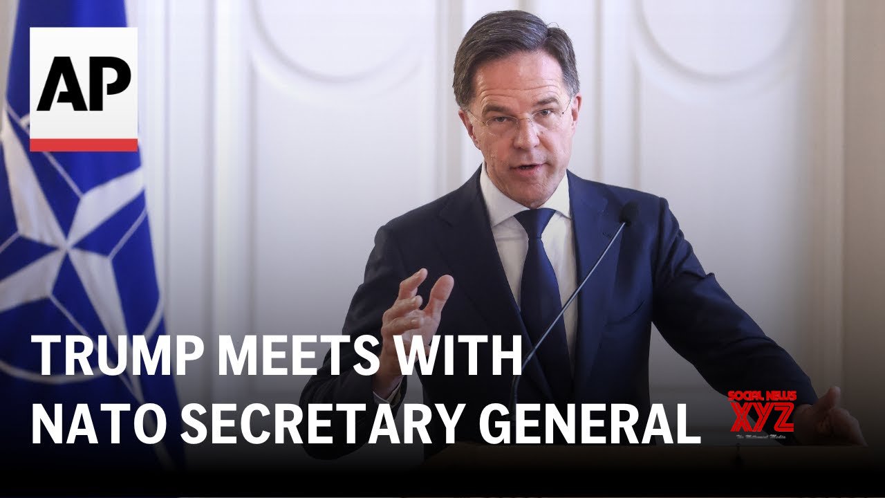 Trump meets with NATO secretary general Mark Rutte at the White House (Video)
