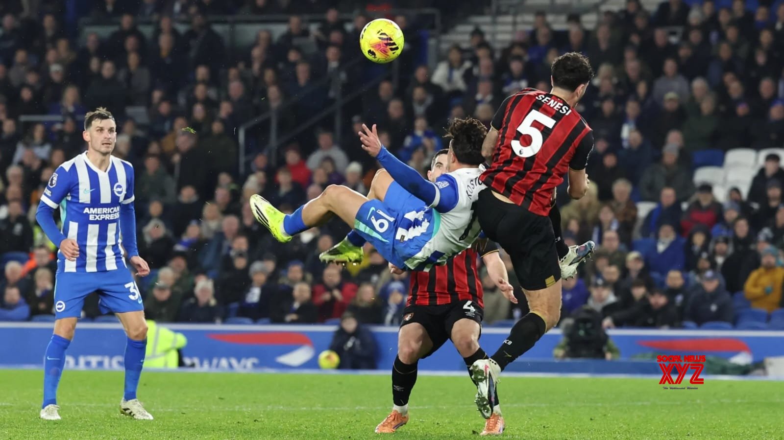 Kostoulas's stoppage time stunner helps Brighton hold Bournemouth Kostoulas's stoppage time stunner helps Brighton hold Bournemouth