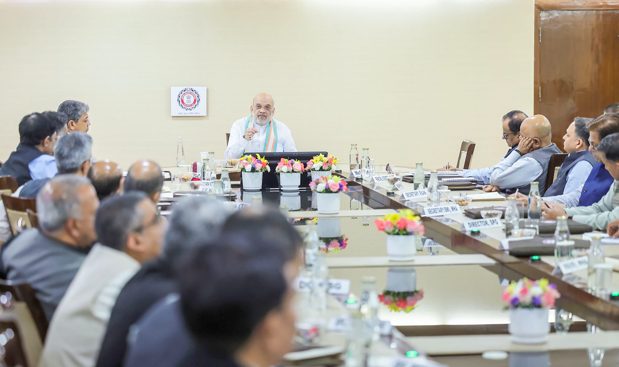 New Delhi: Union Home Minister and Minister of Cooperation Amit Shah addresses the valedictory session of the Intelligence Bureau's 'National Security Strategy Conference', in New Delhi, on Tuesday, August 25, 2026. (Photo: IANS/X/@AmitShah)