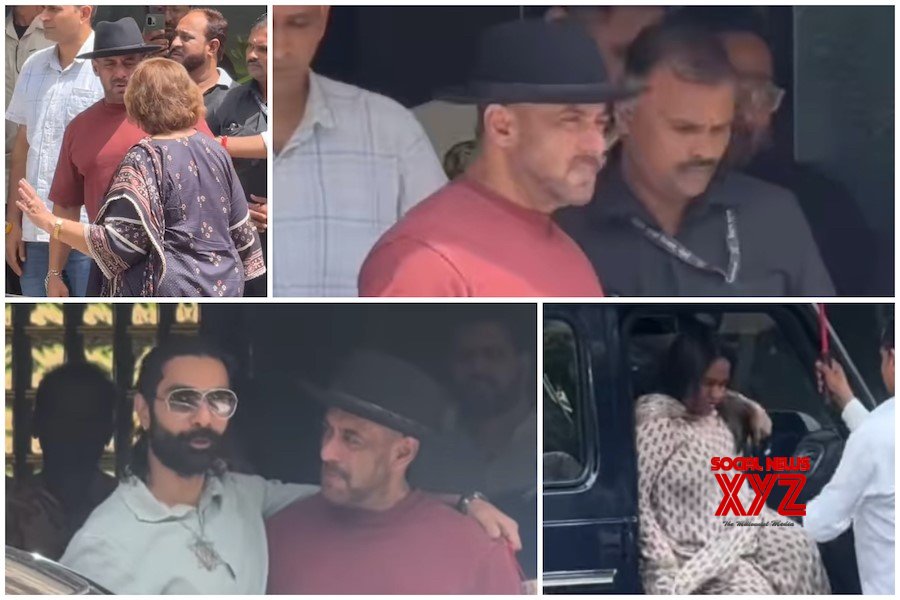 Salman Khan Celebrates Raksha Bandhan With Salim Khan And The Khan Family In Bandra