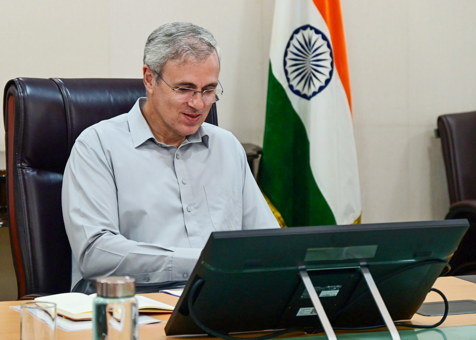 Srinagar: Jammu and Kashmir Chief Minister Omar Abdullah chairs a review meeting to assess preparations for the inaugural International Film Festival of Jammu & Kashmir (IFFJK) 2026, scheduled to be held from September 7 to 10, in Srinagar on Tuesday, August 18, 2026. (Photo: IANS/X/@CM_JnK)