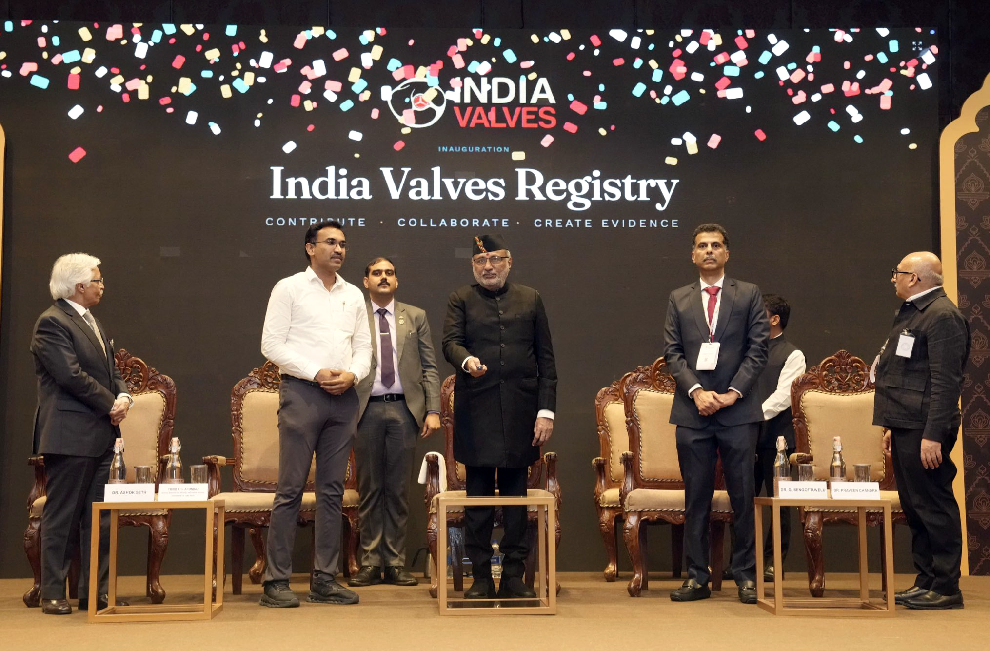 Chennai: Vice President C.P. Radhakrishnan attends the India Valves 2026 conference in Chennai on Saturday, September 5, 2026. (Photo: IANS/X/@VPIndia)