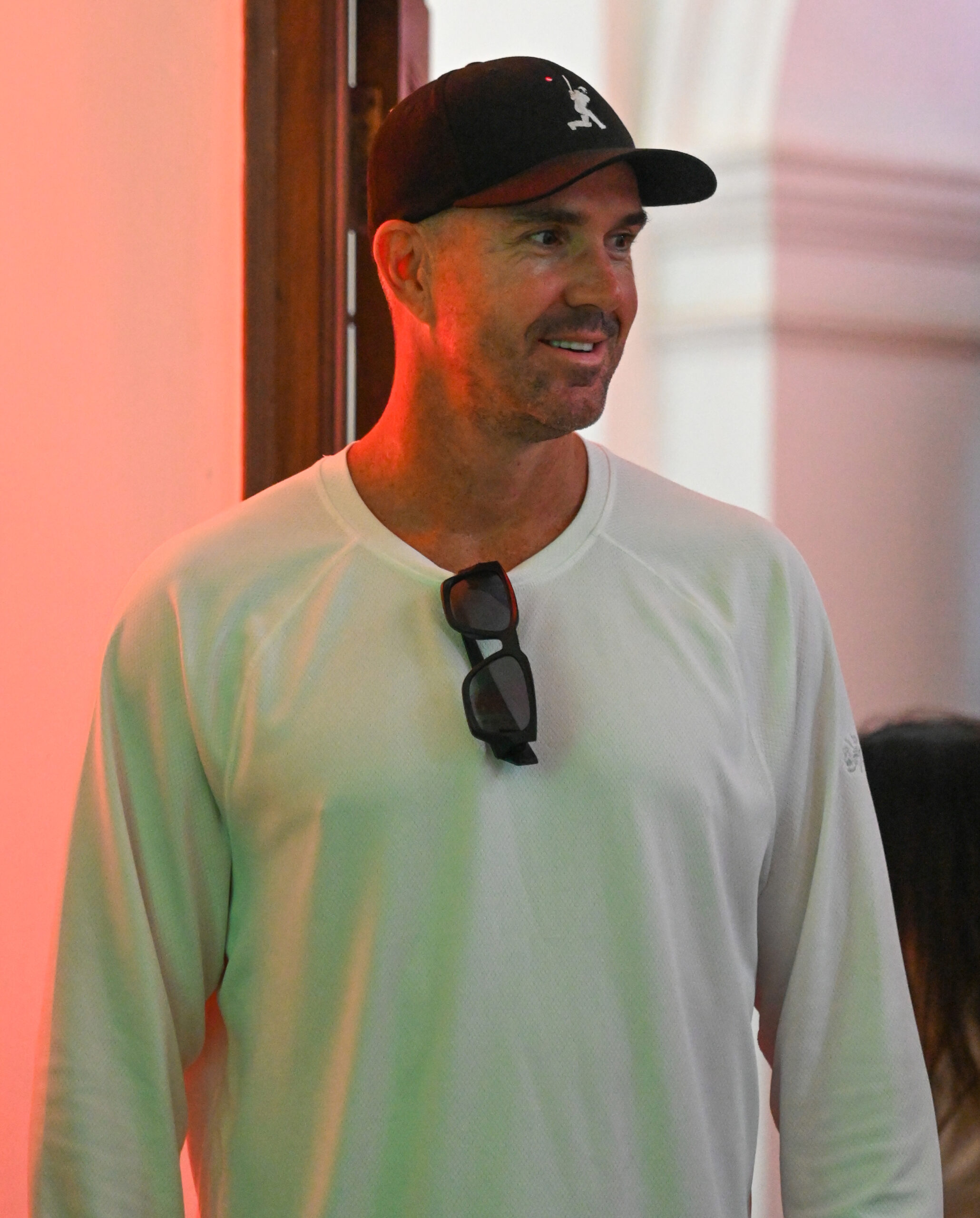 New Delhi: Former England international cricketer and captain Kevin Pietersen at an event held at Travancore Palace in New Delhi, Friday, February 6, 2026. (Photo: Deepak Kumar/IANS)