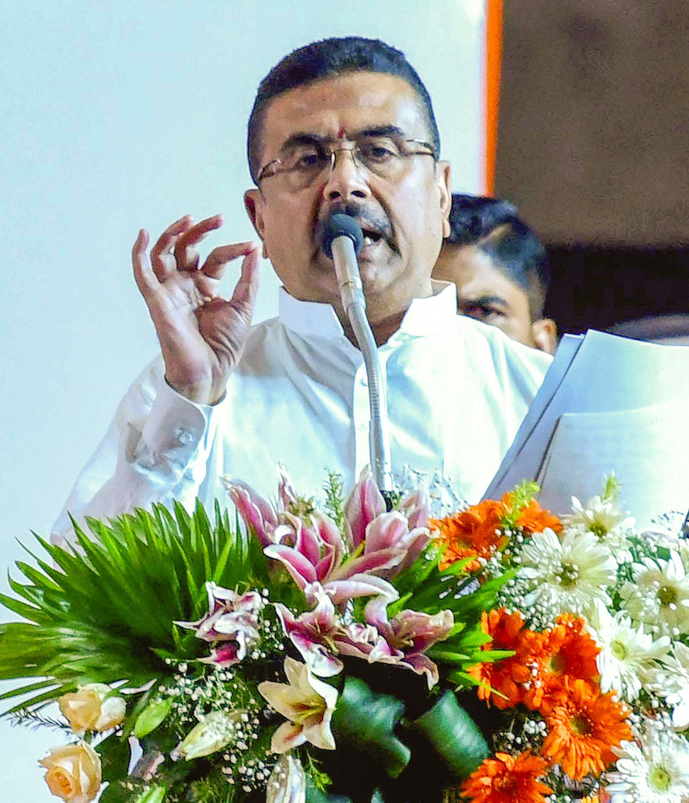Kolkata: West Bengal Chief Minister Suvendu Adhikari during a coordination meeting for the upcoming Durga Puja festival, in Kolkata, Monday, Sept. 7, 2026. (IANS)