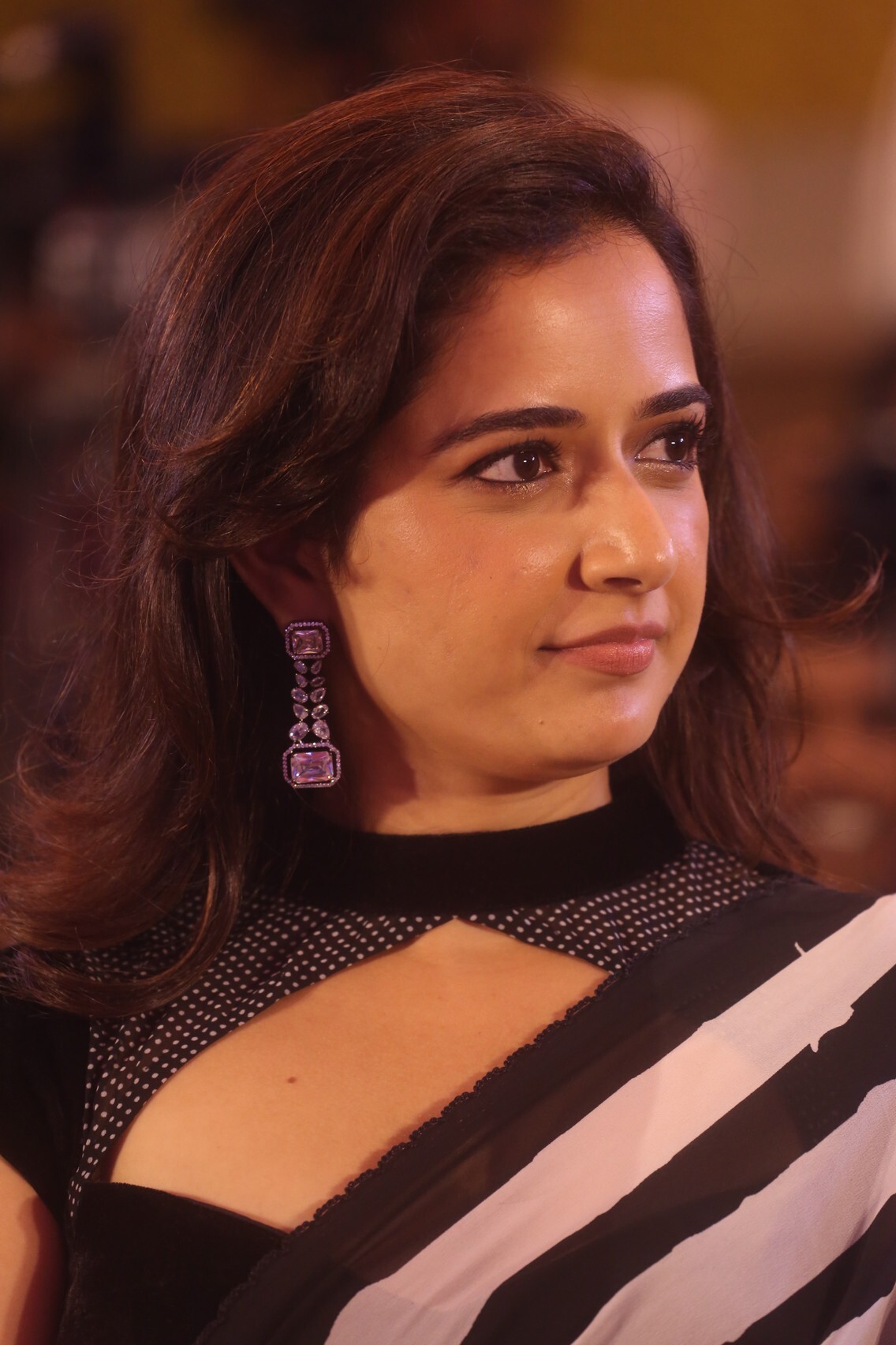 Actress Ashika Rangnath Glam Stills From Sardar 2 Movie Pre Release Event