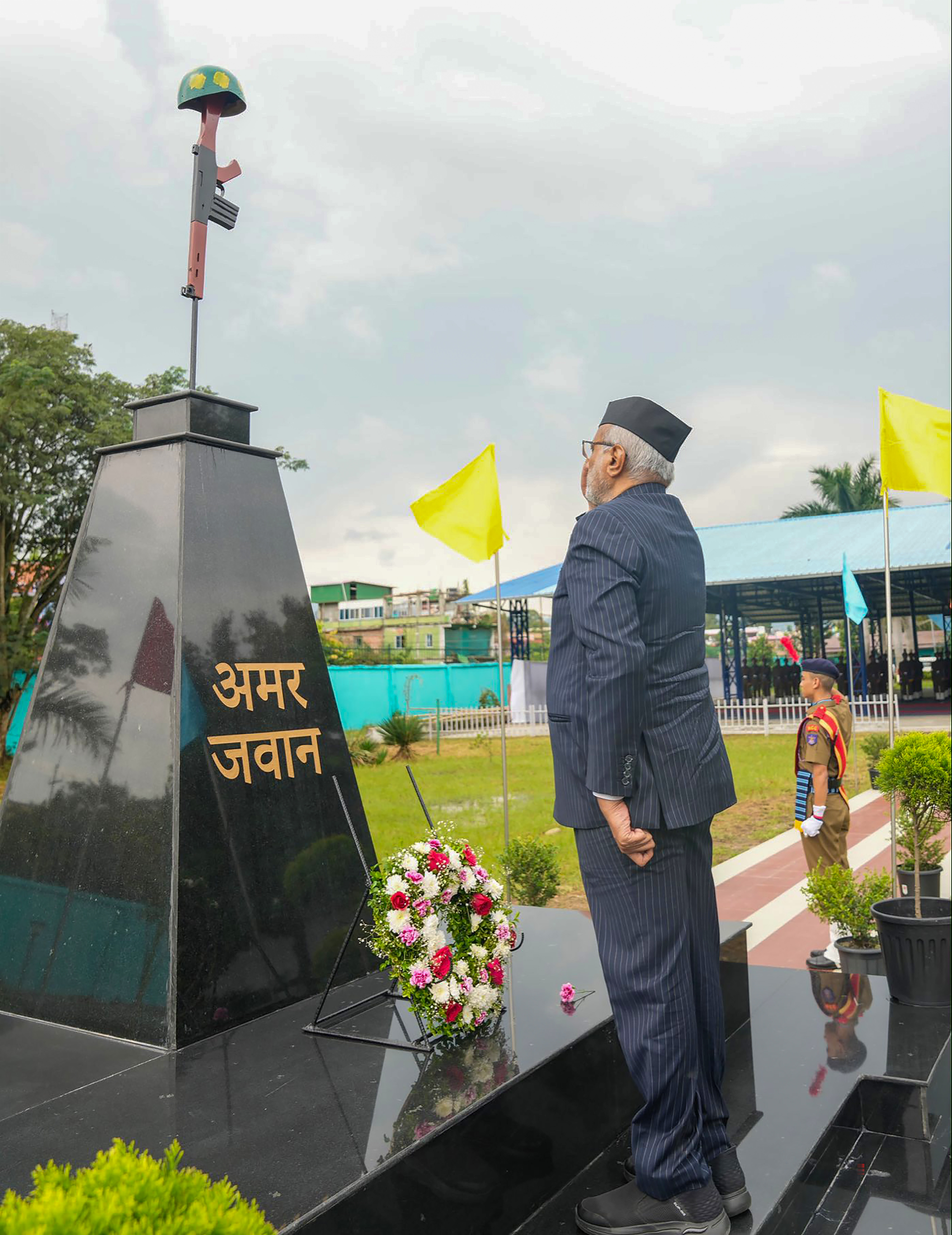 Imphal: CP Radhakrishnan Visits Sainik School #Gallery Imphal: CP Radhakrishnan Visits Sainik School #Gallery