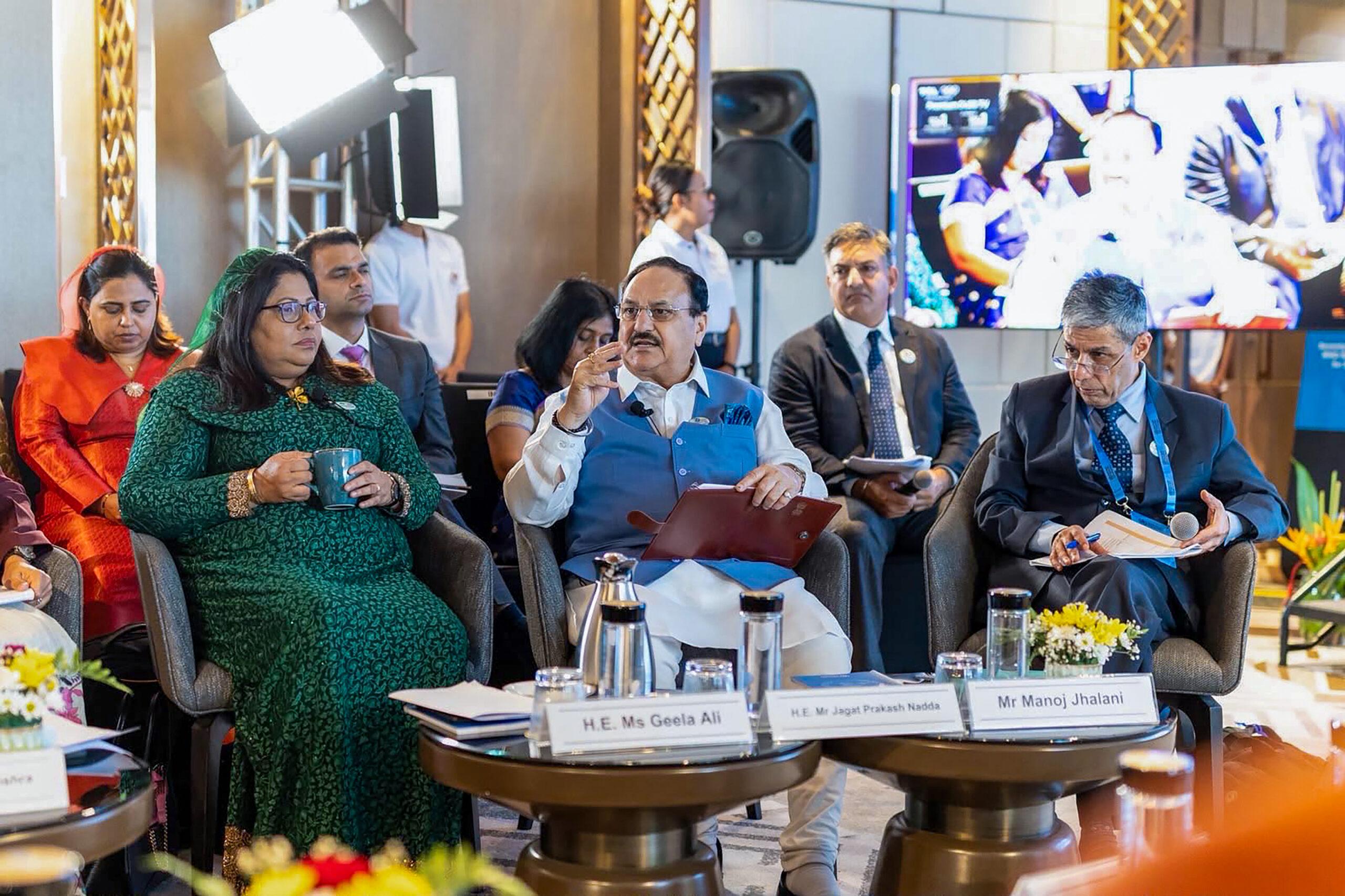 Dili: J P Nadda addresses WHO ministerial roundtable #Gallery Dili: J P Nadda addresses WHO ministerial roundtable #Gallery