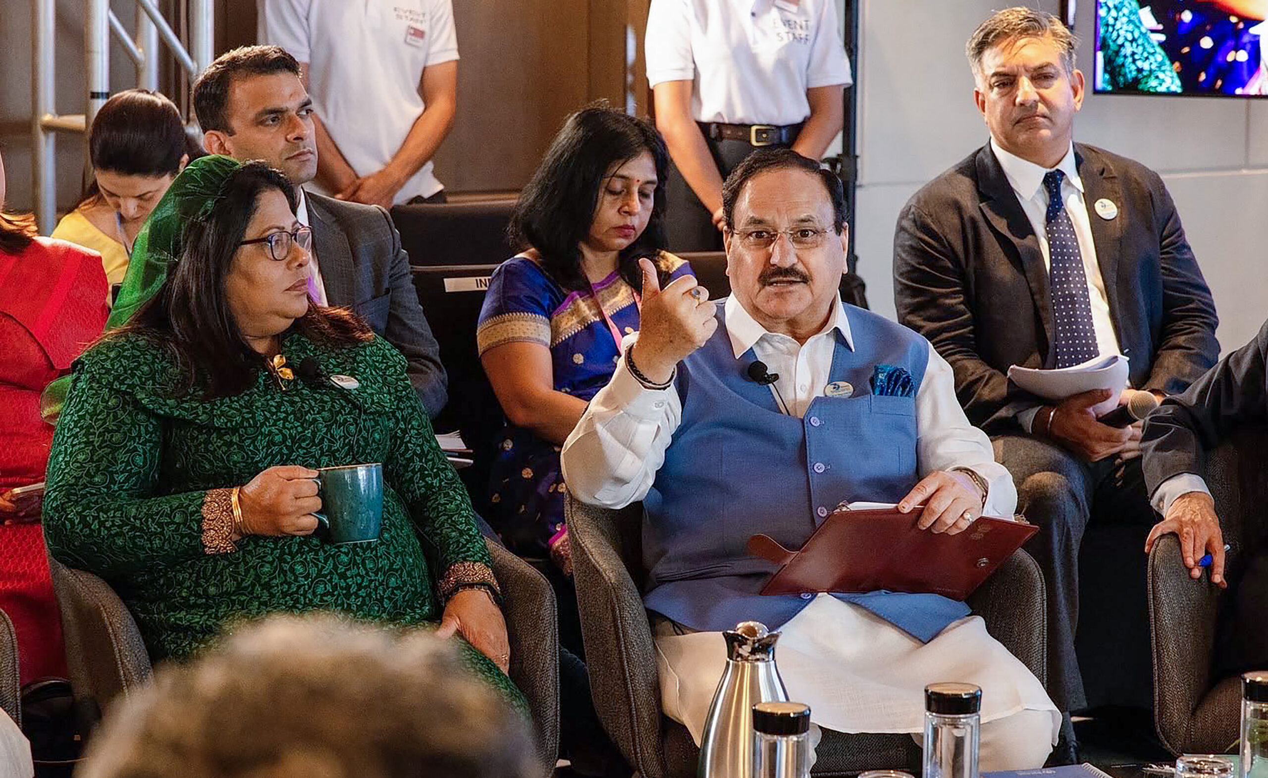 Dili: J P Nadda addresses WHO ministerial roundtable #Gallery Dili: J P Nadda addresses WHO ministerial roundtable #Gallery