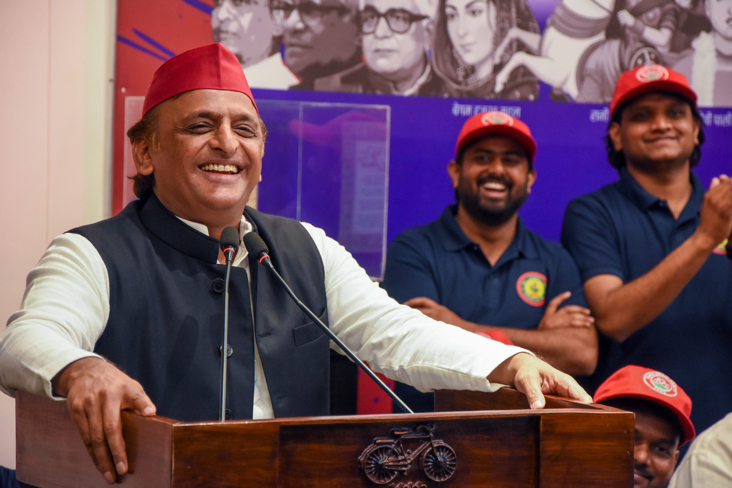 Lucknow: Akhilesh Yadav Addresses Press Conference #Gallery Lucknow: Akhilesh Yadav Addresses Press Conference #Gallery