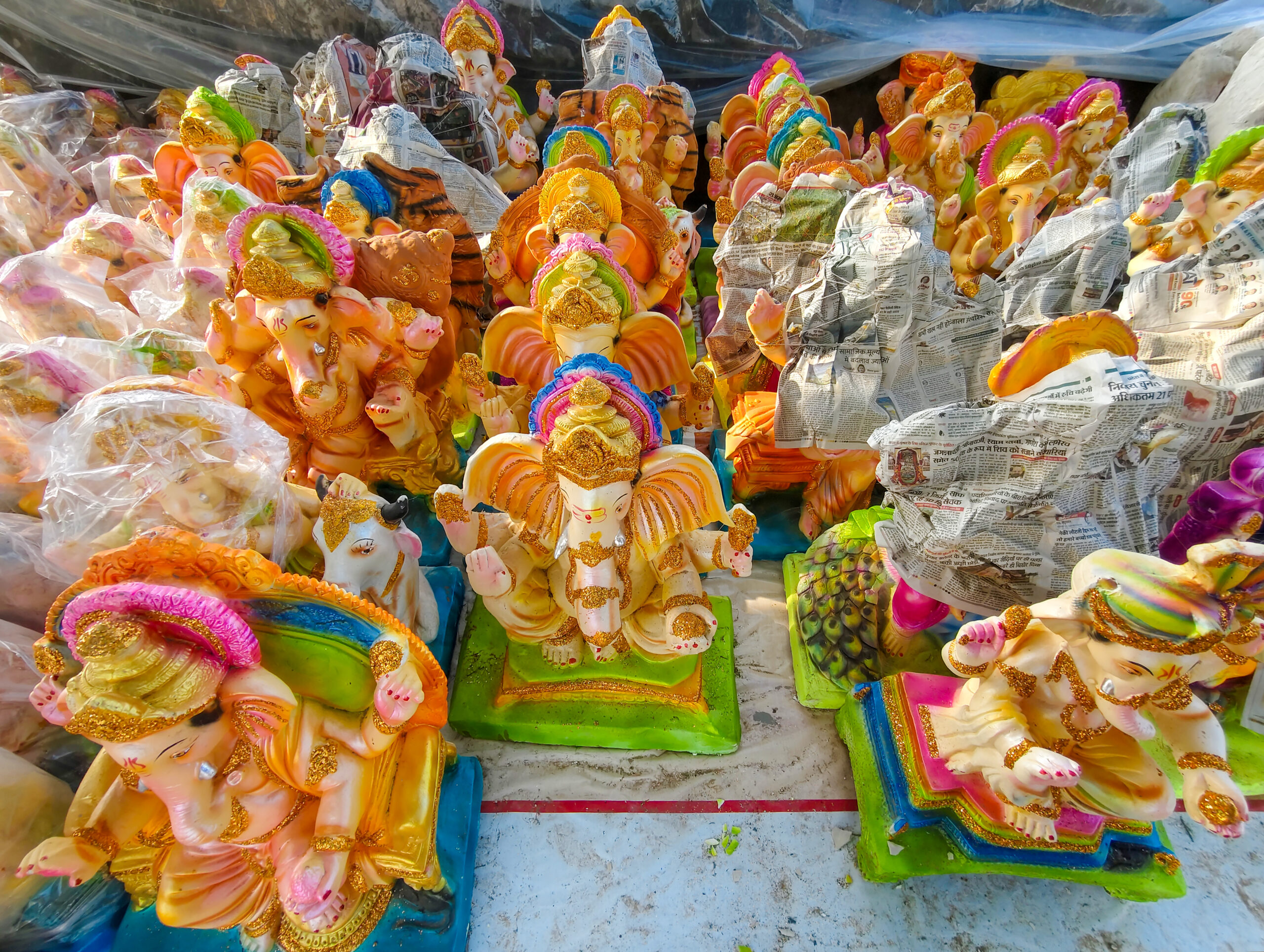 Pushkar: Handcrafted Ganesha Idols Ahead of Ganesh Chaturthi #Gallery Pushkar: Handcrafted Ganesha Idols Ahead of Ganesh Chaturthi #Gallery