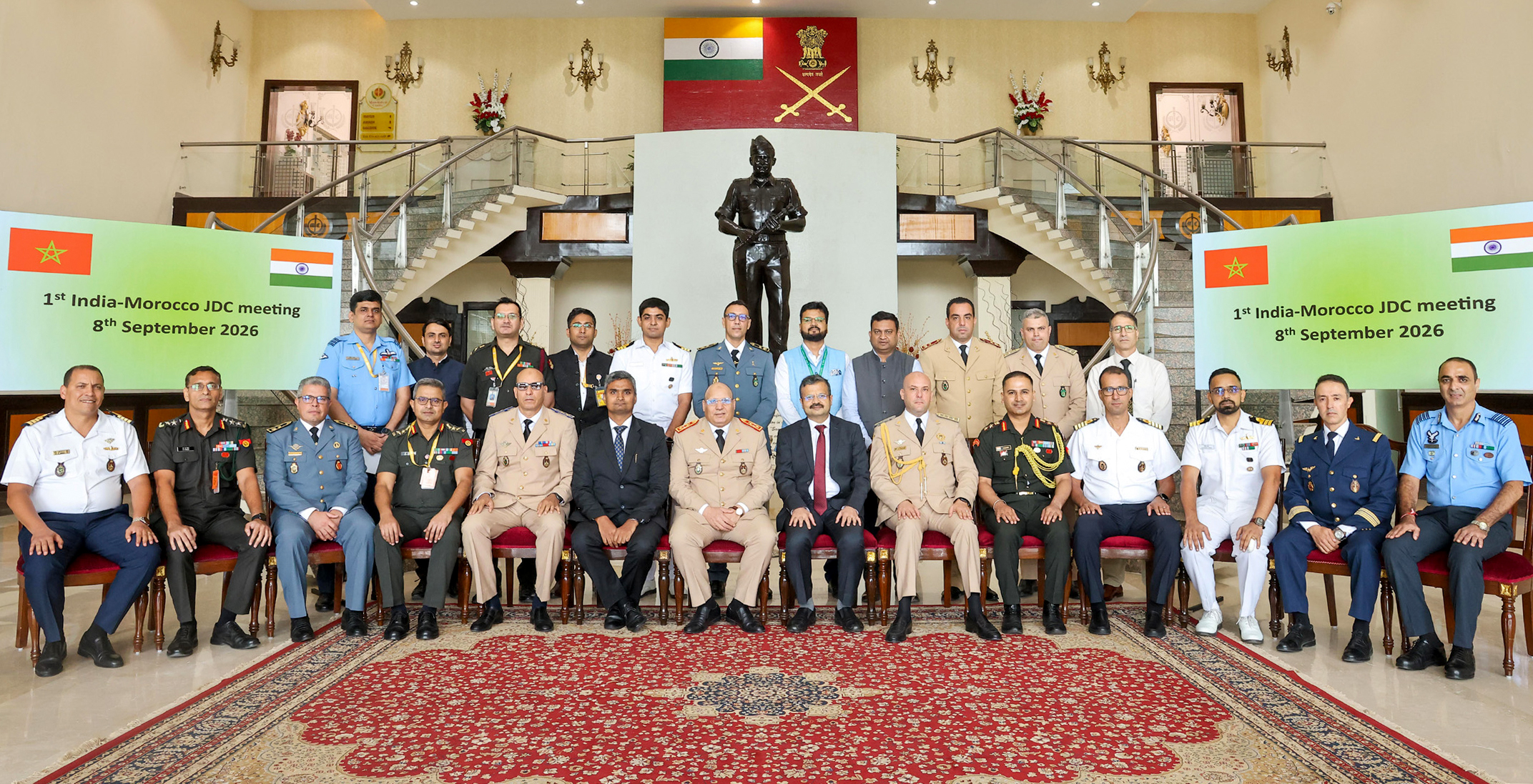 New Delhi: India Morocco Joint Defence Committee Meeting #Gallery New Delhi: India Morocco Joint Defence Committee Meeting #Gallery