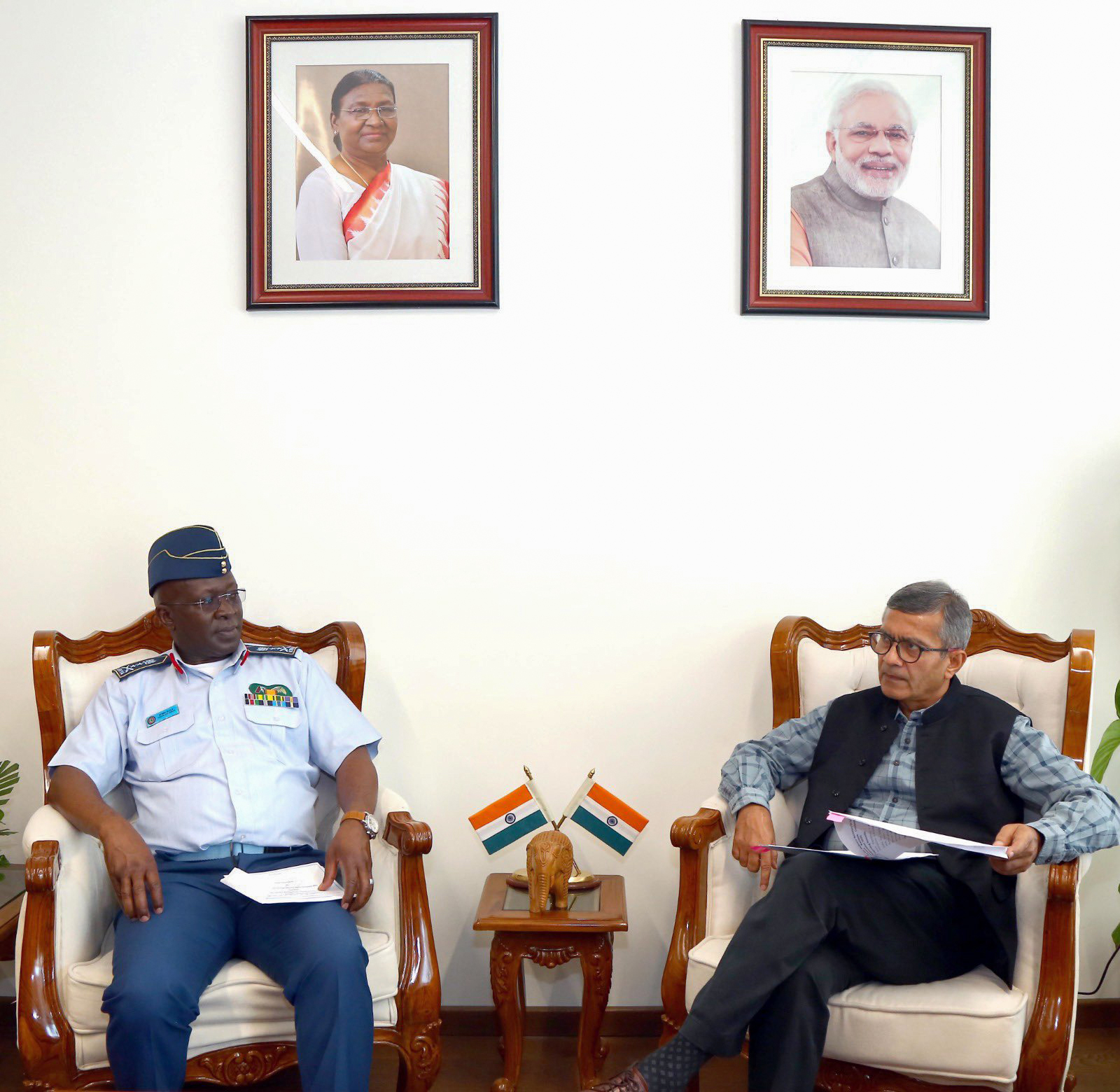 New Delhi: India Kenya Defence Cooperation Meeting #Gallery New Delhi: India Kenya Defence Cooperation Meeting #Gallery