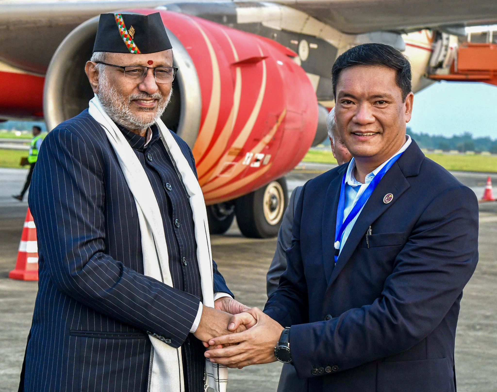 Itanagar: Vice President C. P. Radhakrishnan Arrives in Arunachal Pradesh #Gallery Itanagar: Vice President C. P. Radhakrishnan Arrives in Arunachal Pradesh #Gallery