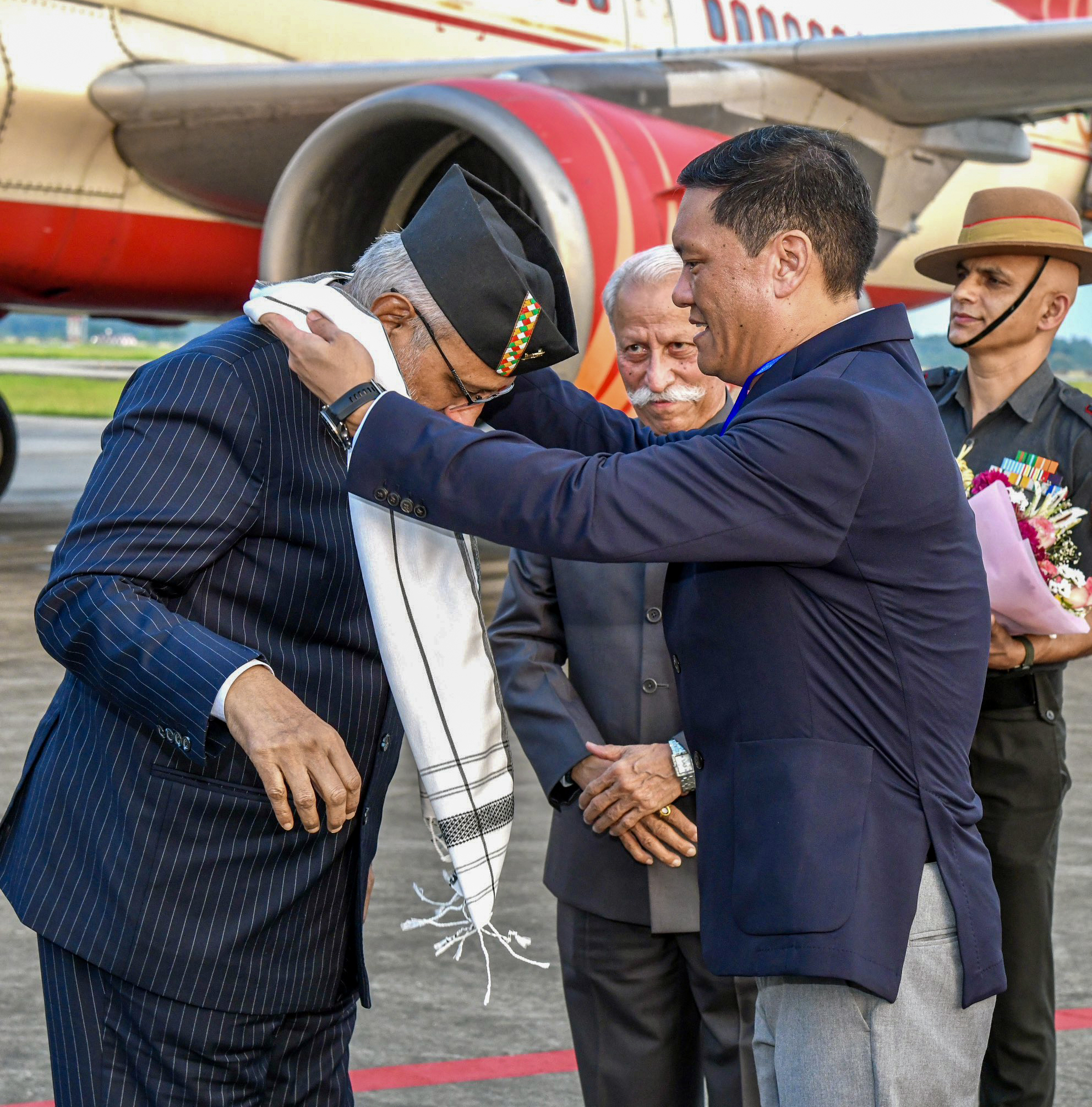 Itanagar: Vice President C. P. Radhakrishnan Arrives in Arunachal Pradesh #Gallery Itanagar: Vice President C. P. Radhakrishnan Arrives in Arunachal Pradesh #Gallery