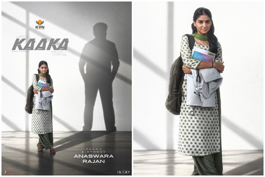 Chiranjeevi Starrer Kaaka Maker Unveils Special Poster Of Anaswara Rajan On Her Birthday