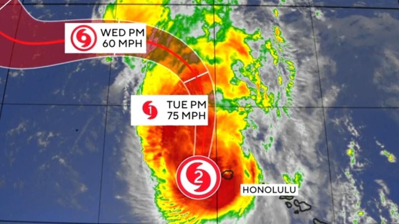 Hawaii braces for hours of wind and rain as Hurricane Lowell churns nearby (Video) Hawaii braces for hours of wind and rain as Hurricane Lowell churns nearby (Video)