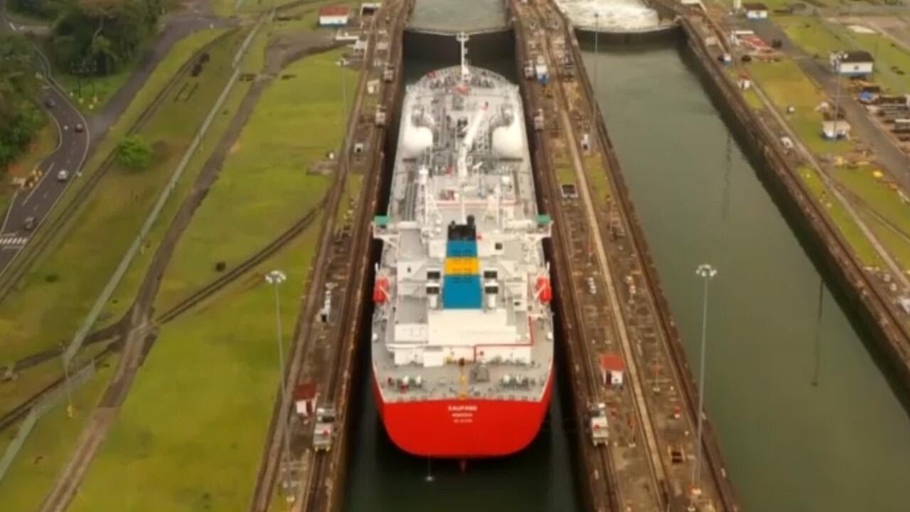 Drought causes Panama Canal traffic jam (Video) Drought causes Panama Canal traffic jam (Video)