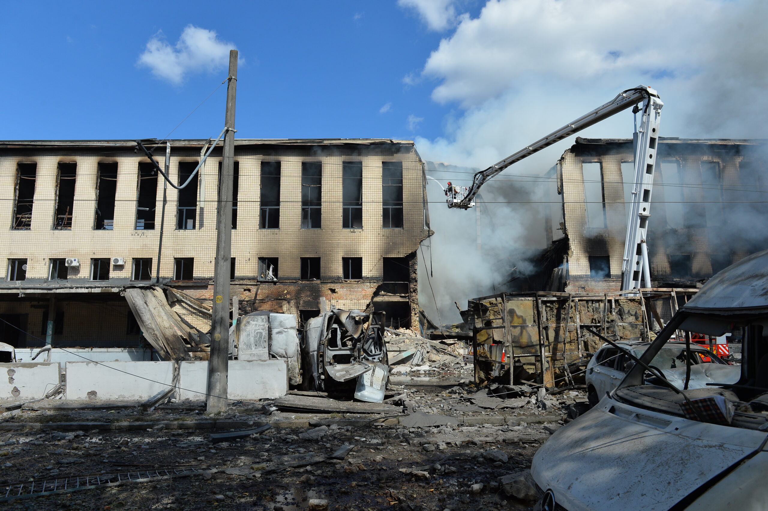 Kyiv: Aftermath of Russian Strikes #Gallery Kyiv: Aftermath of Russian Strikes #Gallery