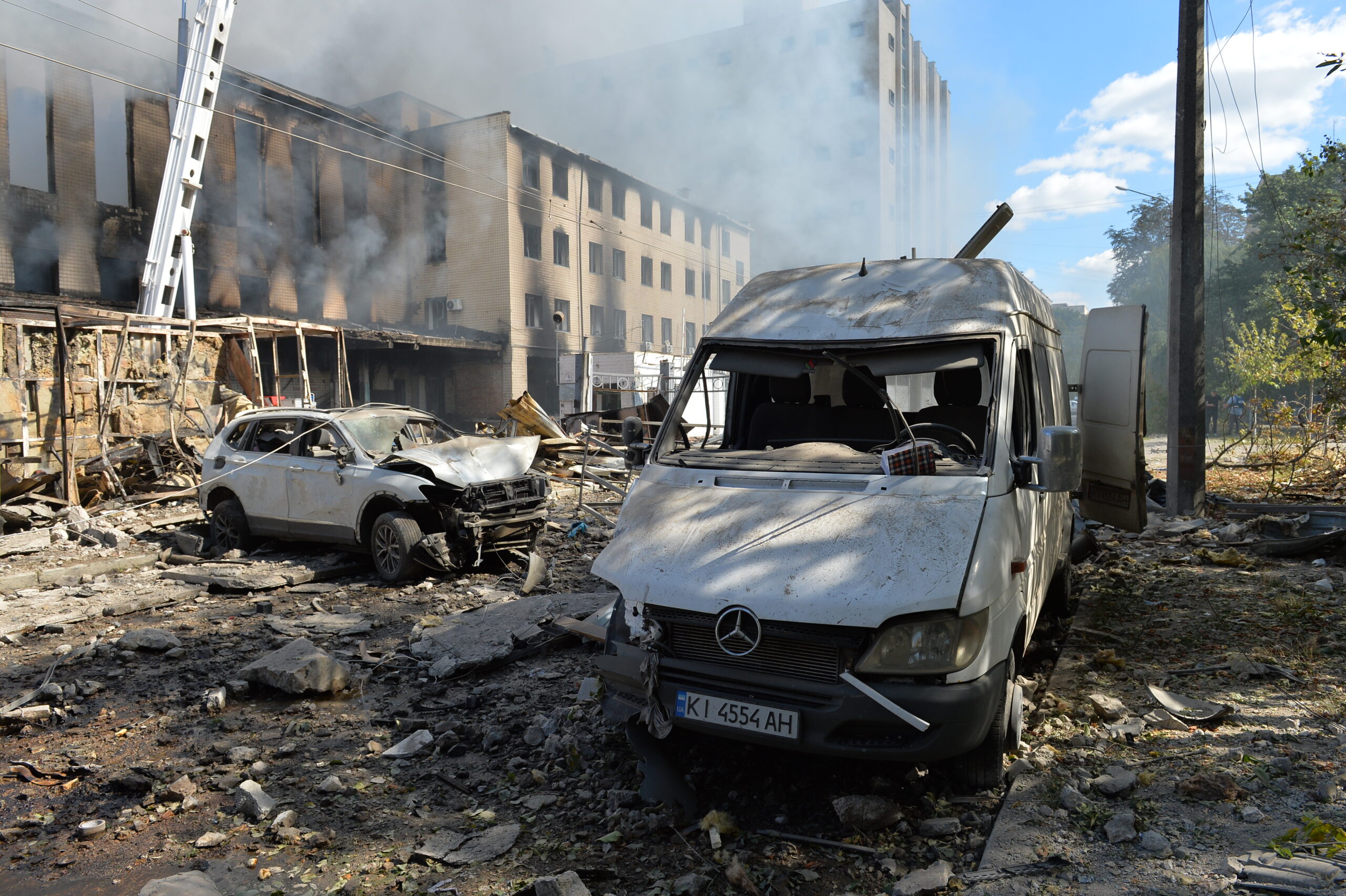 Kyiv: Aftermath of Russian Strikes #Gallery Kyiv: Aftermath of Russian Strikes #Gallery