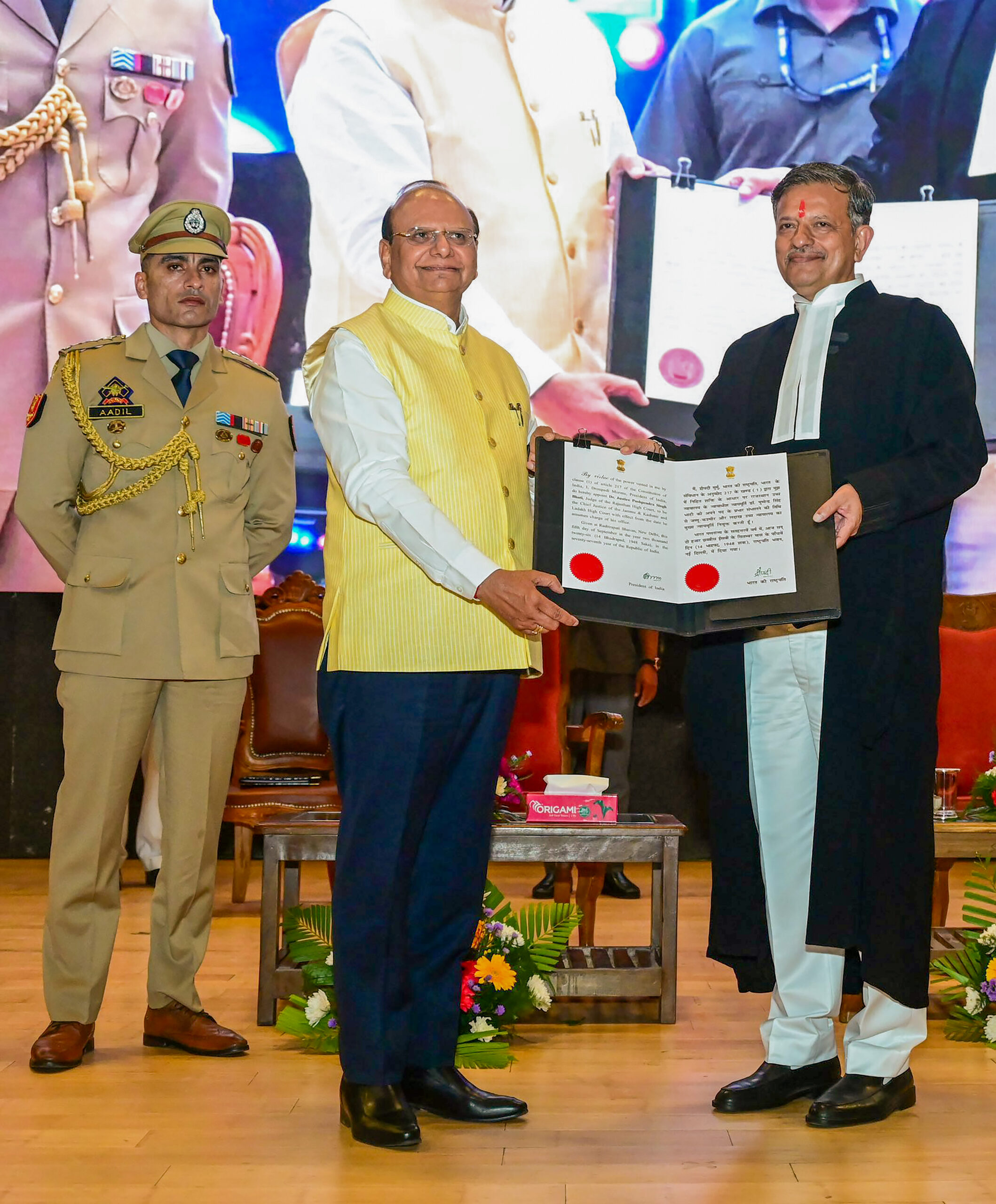 Srinagar: Justice Pushpendra Singh Bhati Takes Oath as Chief Justice #Gallery Srinagar: Justice Pushpendra Singh Bhati Takes Oath as Chief Justice #Gallery