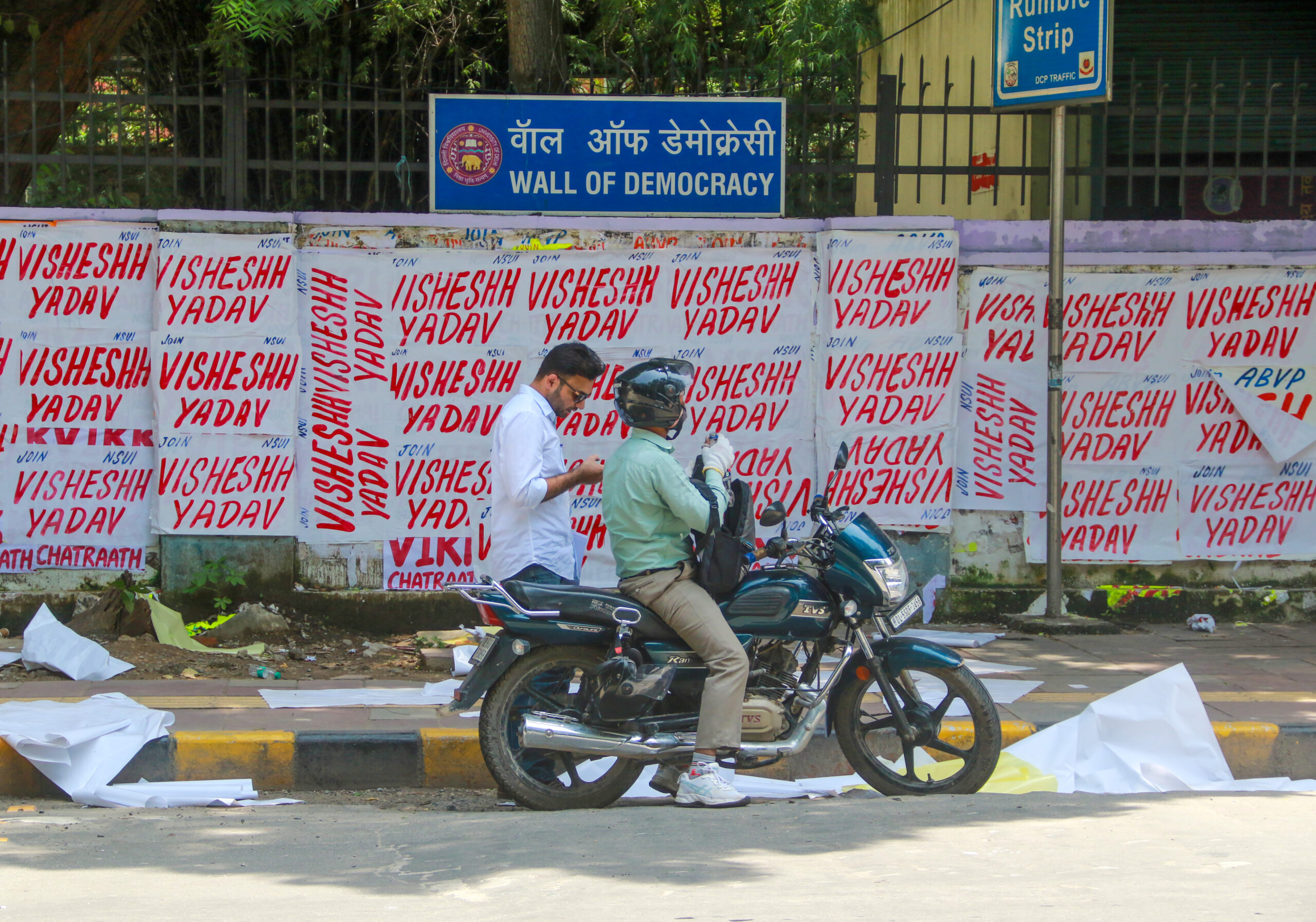 New Delhi: DU walls covered with posters #Gallery New Delhi: DU walls covered with posters #Gallery
