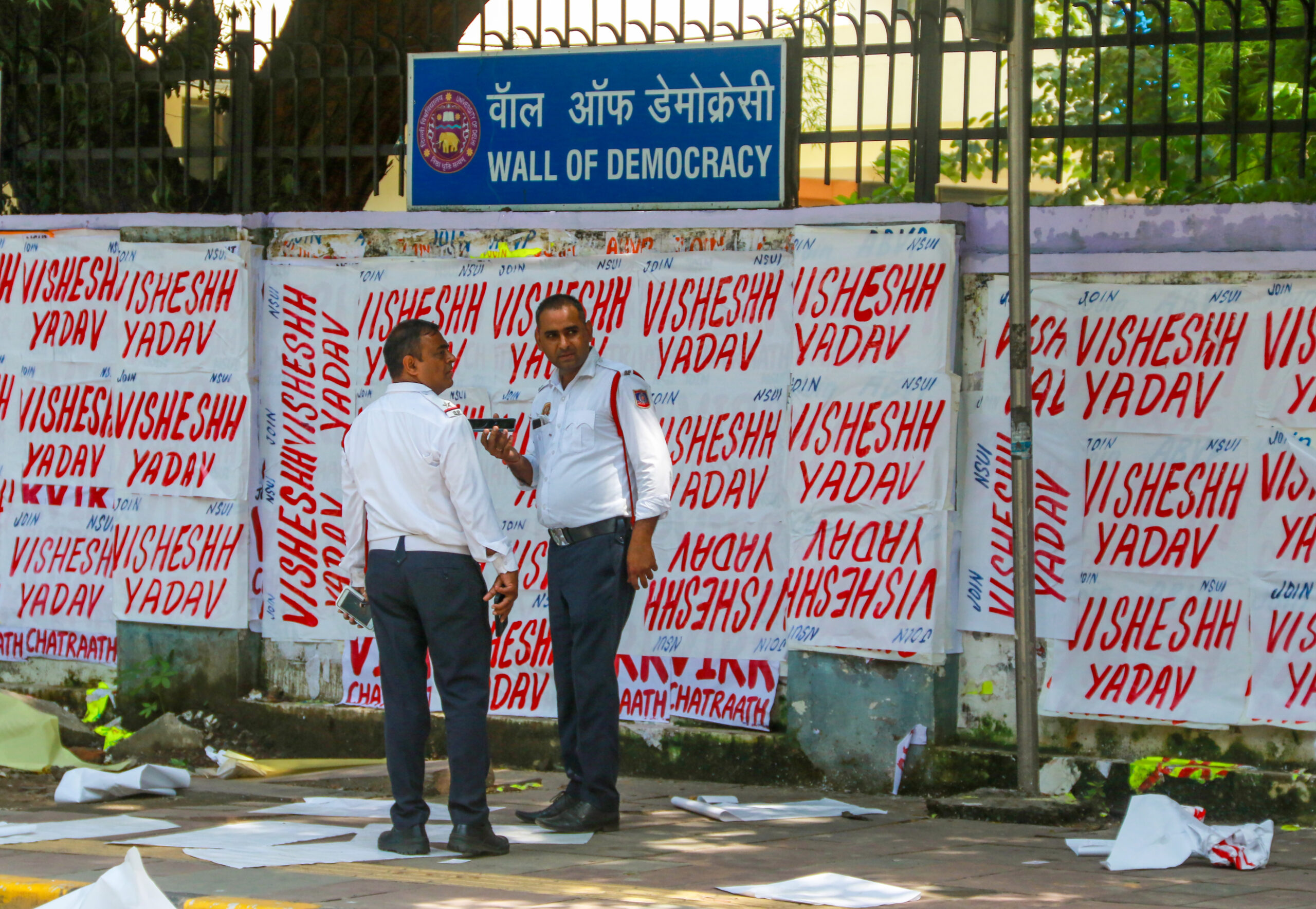 New Delhi: DU walls covered with posters #Gallery New Delhi: DU walls covered with posters #Gallery