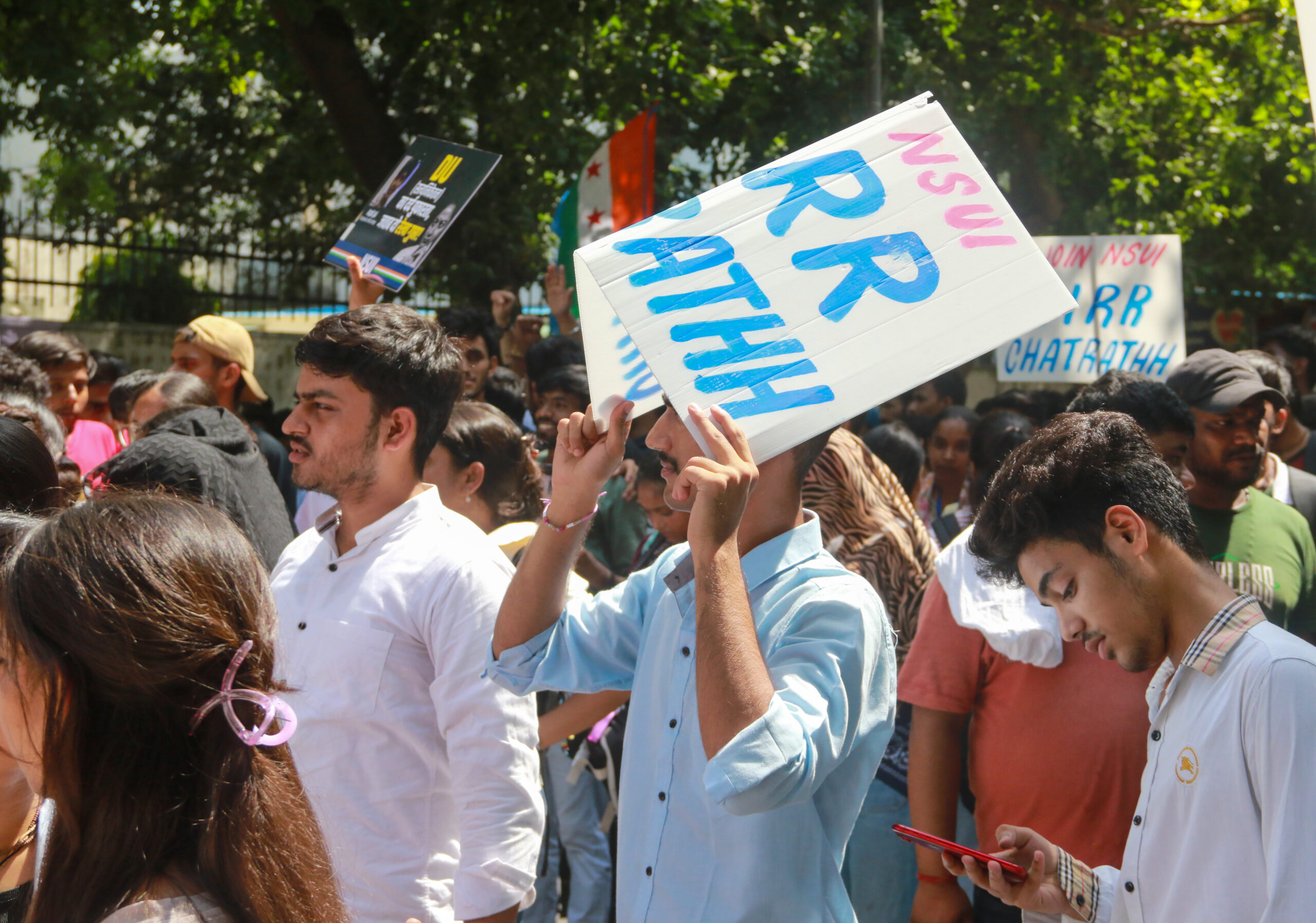New Delhi: NSUI stages accountability march #Gallery New Delhi: NSUI stages accountability march #Gallery