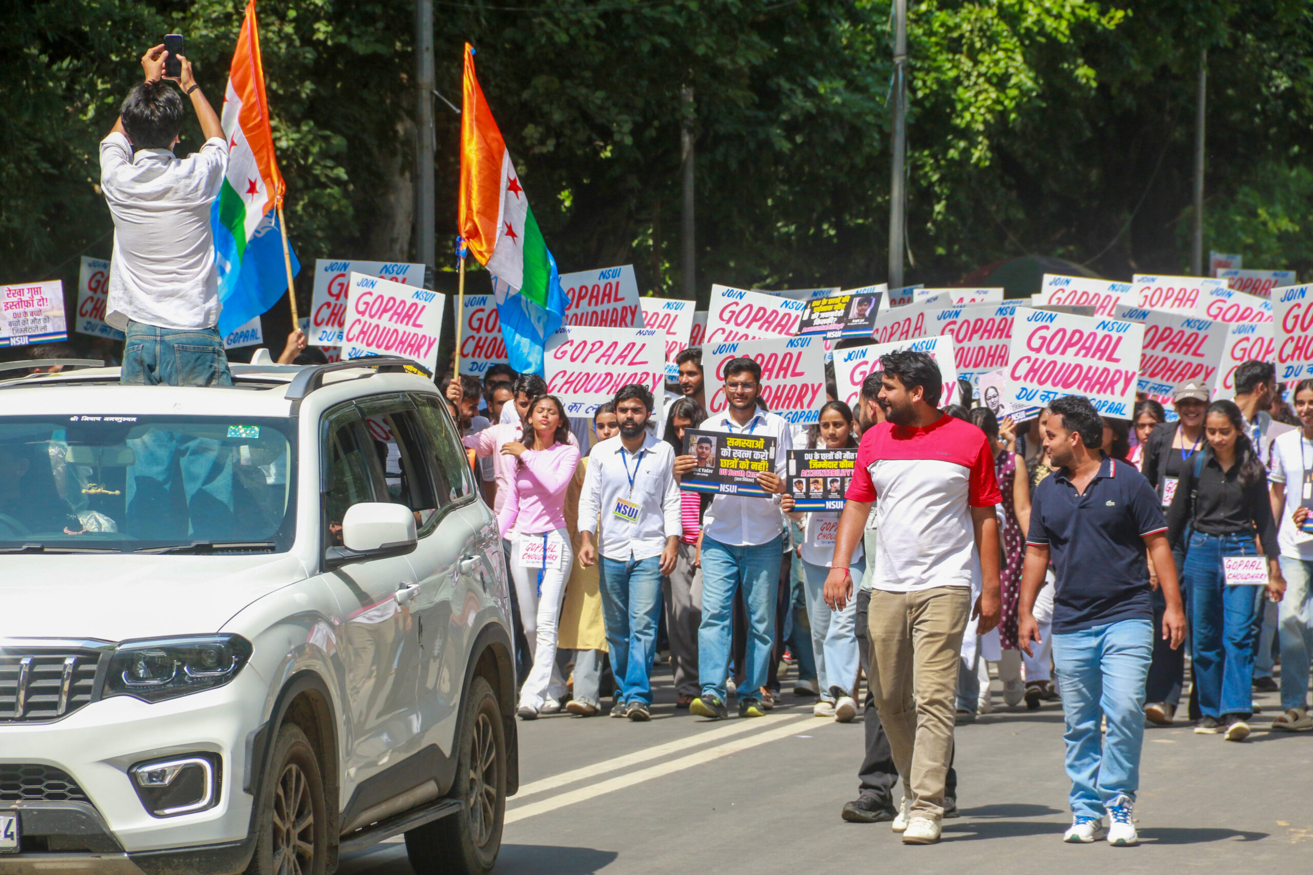 New Delhi: NSUI stages accountability march #Gallery New Delhi: NSUI stages accountability march #Gallery