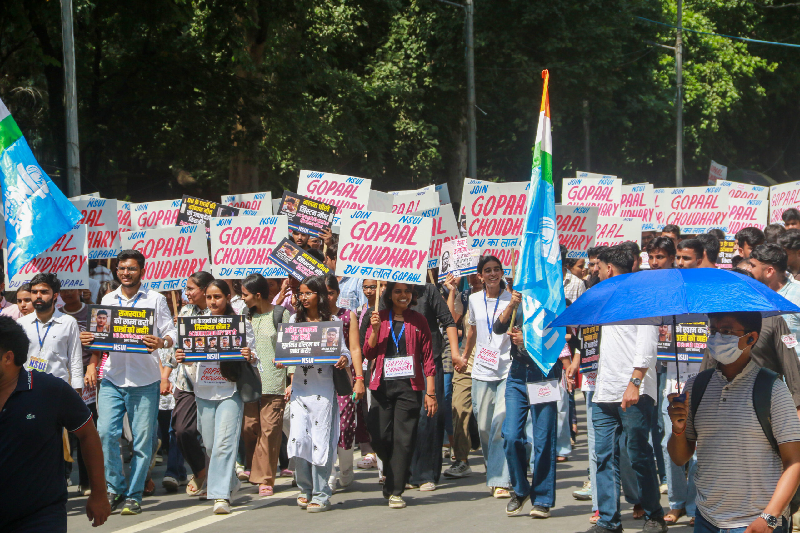New Delhi: NSUI stages accountability march #Gallery New Delhi: NSUI stages accountability march #Gallery