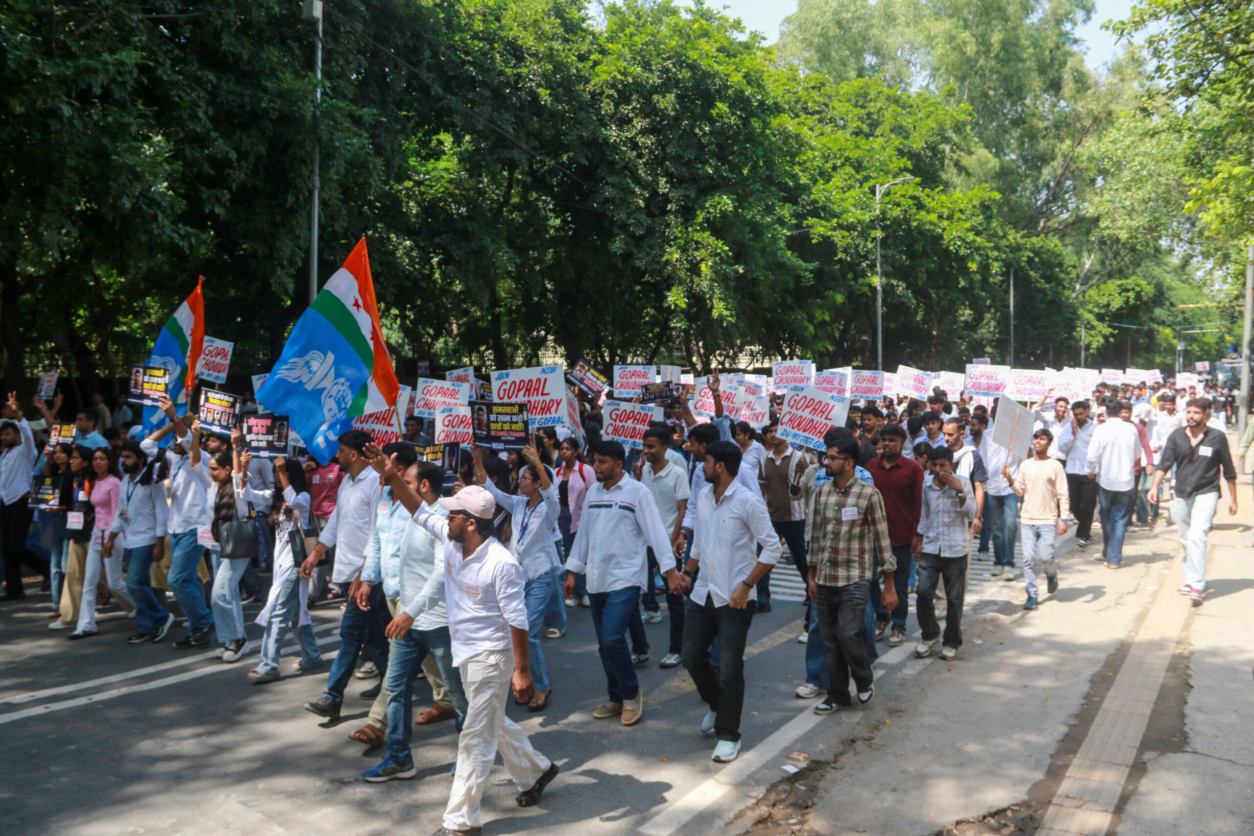 New Delhi: NSUI stages accountability march #Gallery New Delhi: NSUI stages accountability march #Gallery