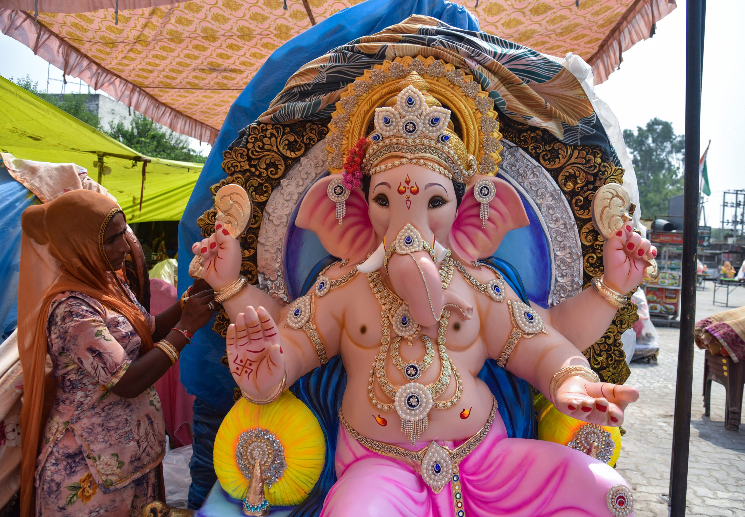 Amritsar: Ganesha idol preparations underway #Gallery Amritsar: Ganesha idol preparations underway #Gallery
