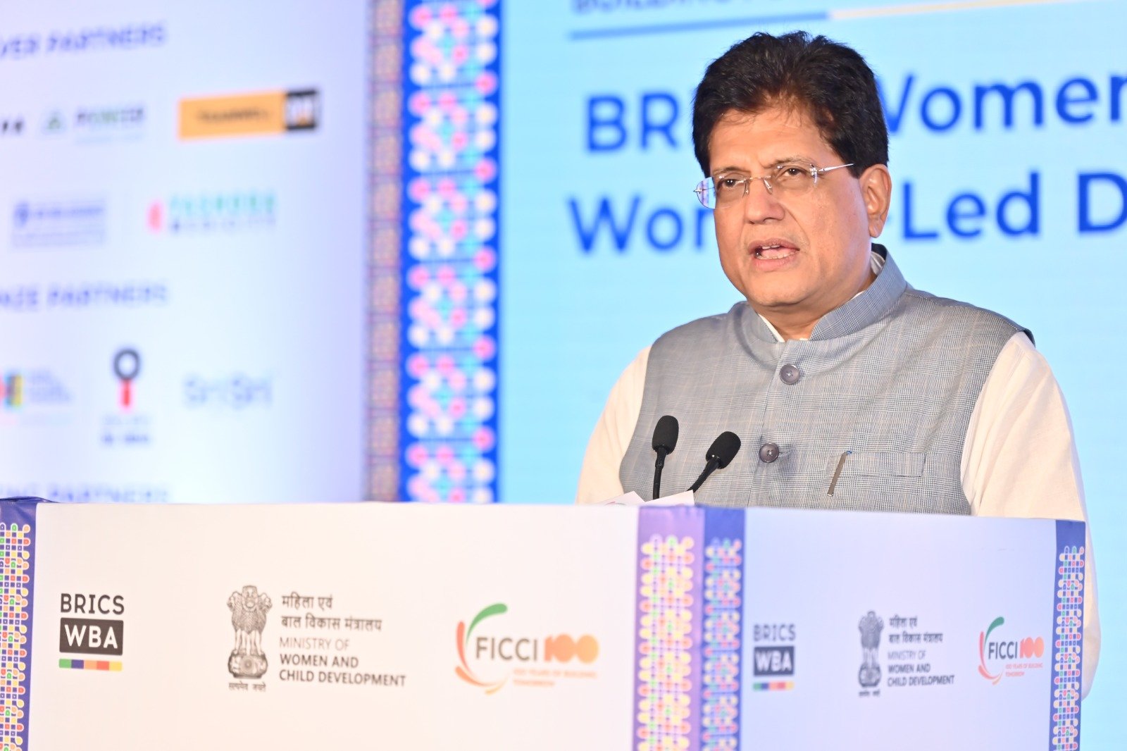 Piyush Goyal calls upon BRICS countries to expand opportunities for women entrepreneurs Piyush Goyal calls upon BRICS countries to expand opportunities for women entrepreneurs