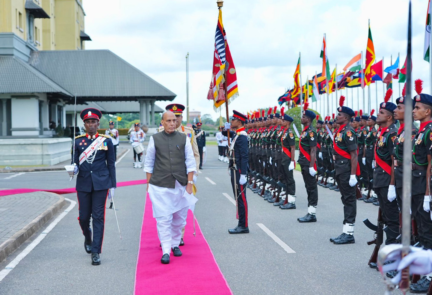 Rajnath Singh Receives Guard of Honour in Colombo #Gallery Rajnath Singh Receives Guard of Honour in Colombo #Gallery