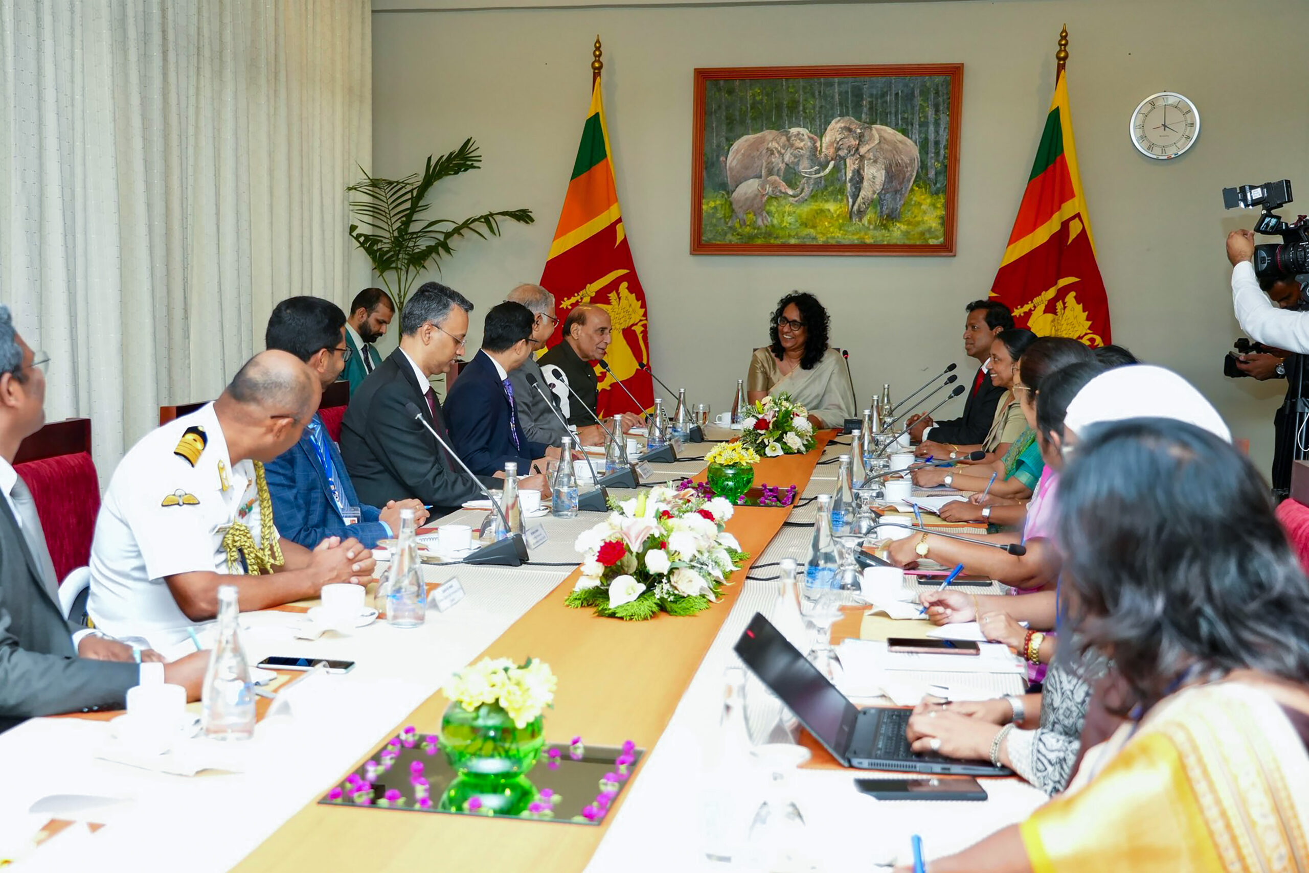 Colombo: Rajnath Singh Meets Sri Lankan PM Harini Amarasuriya #Gallery Colombo: Rajnath Singh Meets Sri Lankan PM Harini Amarasuriya #Gallery