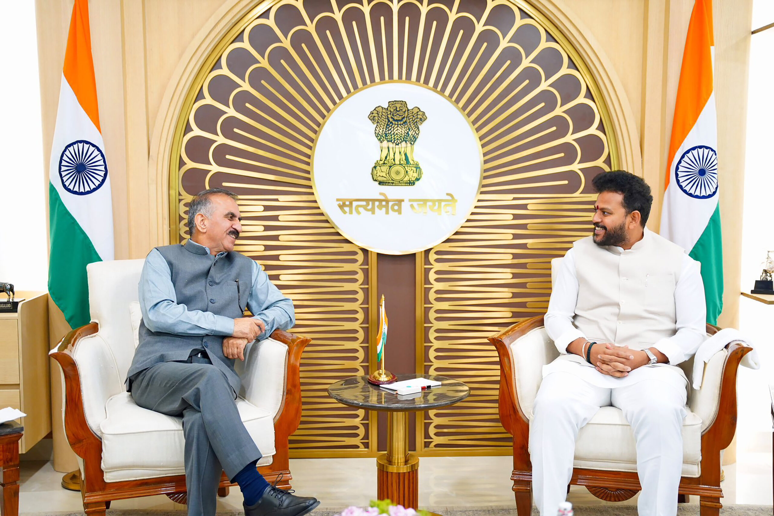 New Delhi: Himachal Pradesh CM Sukhvinder Singh Sukhu meets Union Minister Ram Mohan Naidu - #Gallery New Delhi: Himachal Pradesh CM Sukhvinder Singh Sukhu meets Union Minister Ram Mohan Naidu - #Gallery