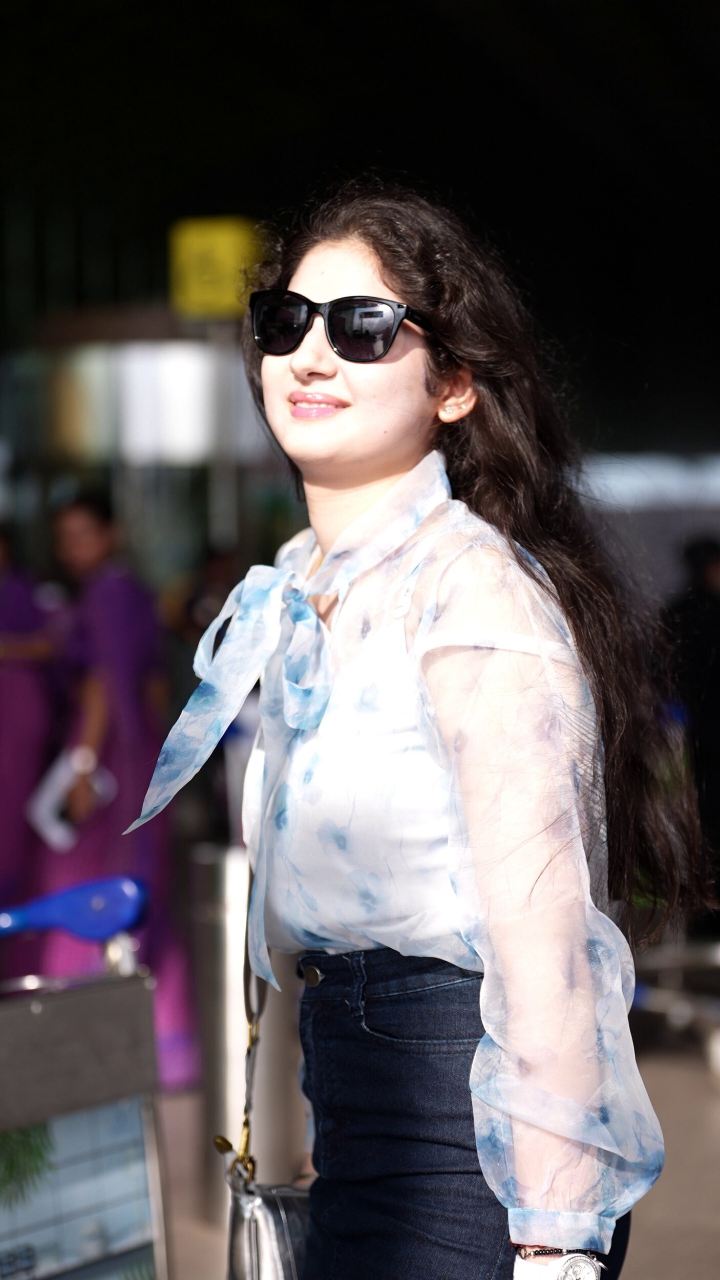 Madhoo Shah And Harshaali Malhotra Spotted At Airport In Mumbai - Gallery Madhoo Shah And Harshaali Malhotra Spotted At Airport In Mumbai - Gallery