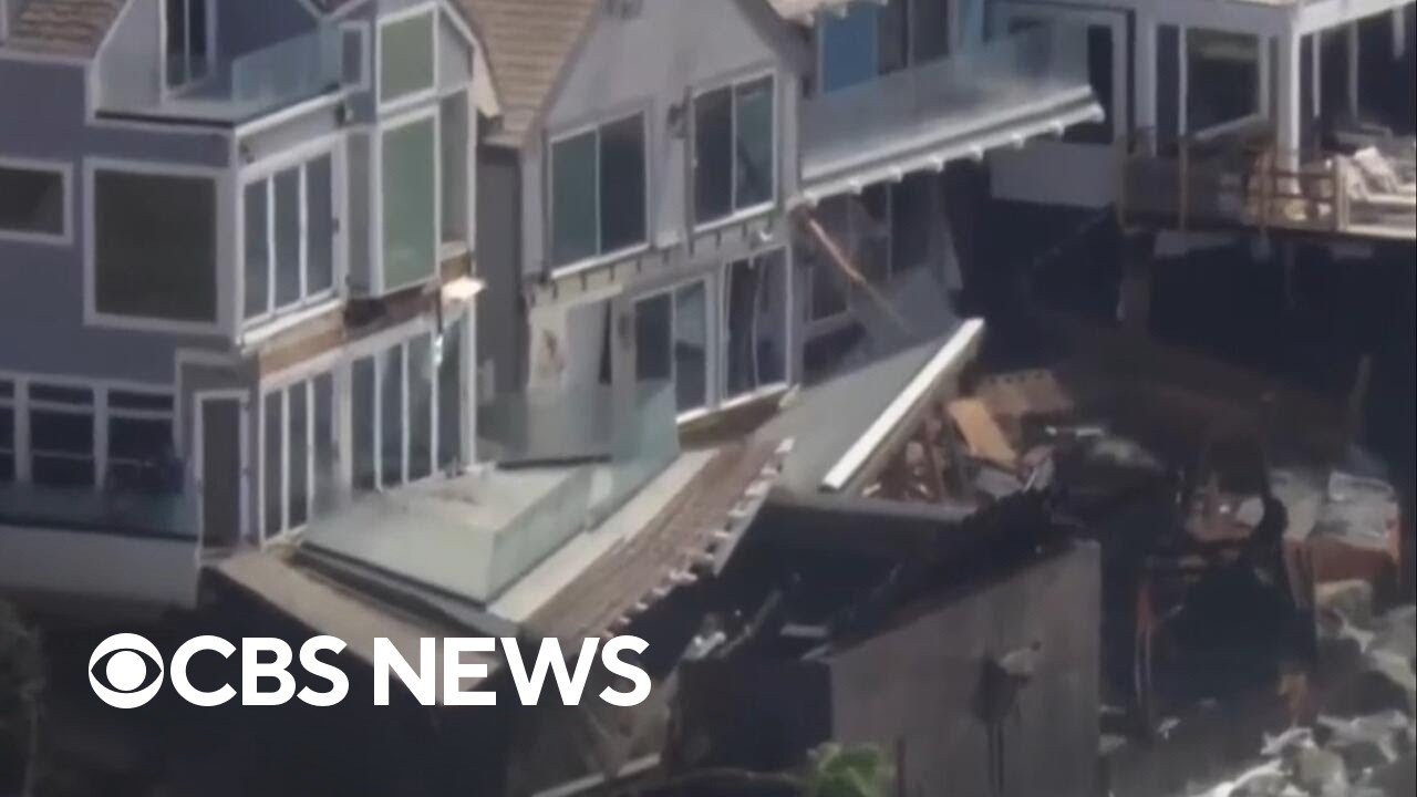 Hurricane Marie damages several Southern California homes (Video)