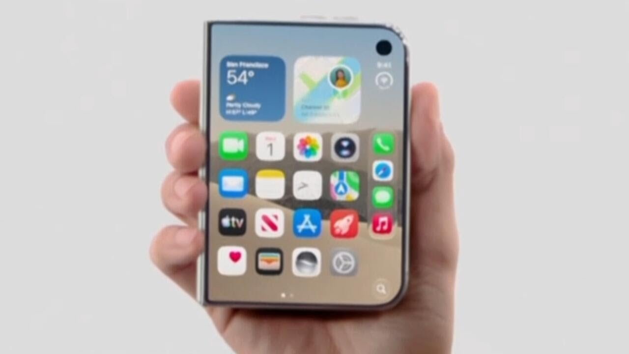 Apple unveils first foldable iPhone (Video) Apple unveils first foldable iPhone (Video)