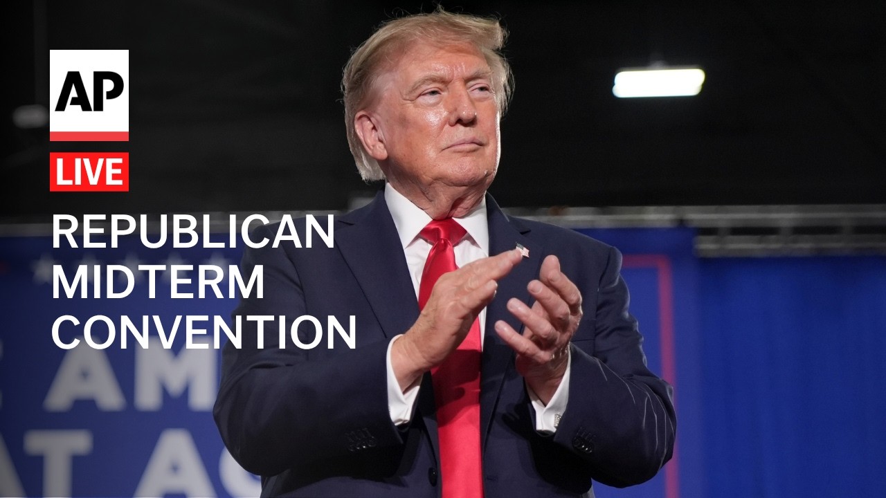 Republican midterm convention LIVE: Trump speaks on Day 1 (Video) Republican midterm convention LIVE: Trump speaks on Day 1 (Video)