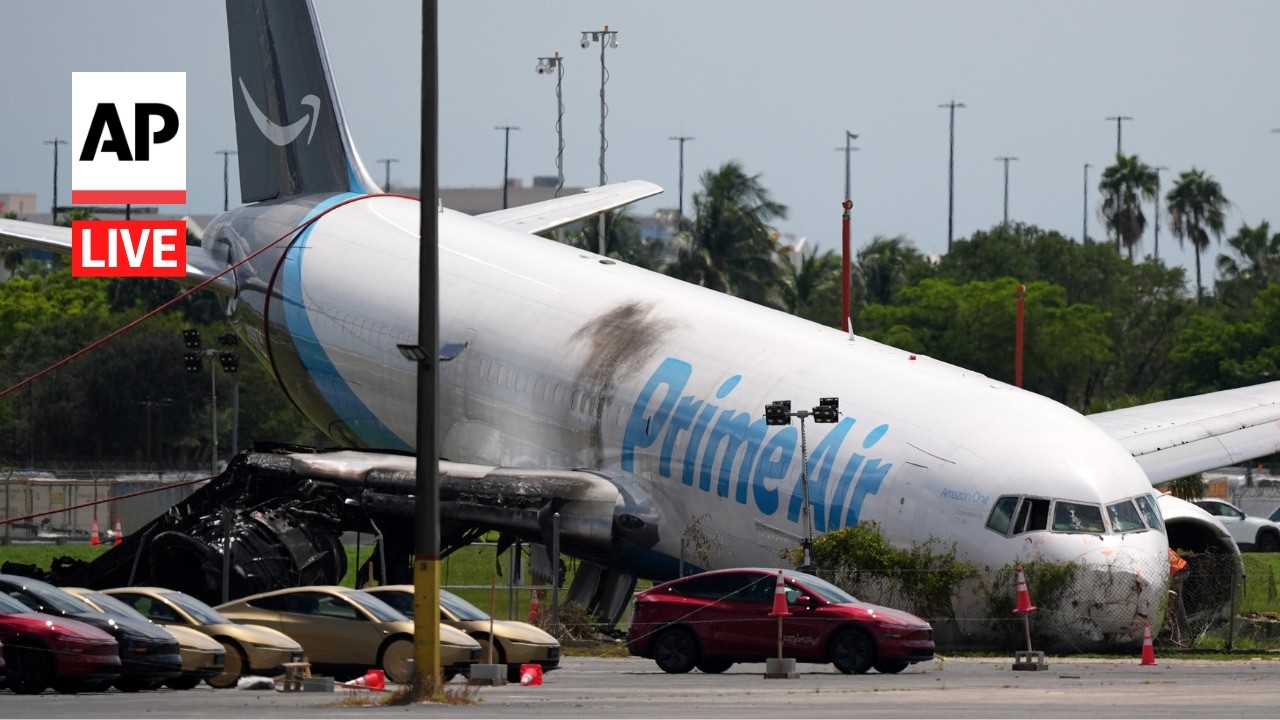LIVE: NTSB briefing on Amazon cargo plane crash in Miami (Video) LIVE: NTSB briefing on Amazon cargo plane crash in Miami (Video)